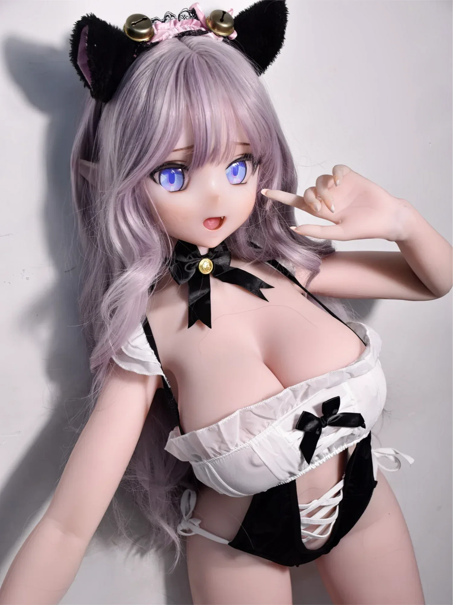 F9277-150cm\/5ft-27.5kg Silicone Head Anime naked sex doll | Elsa Babe