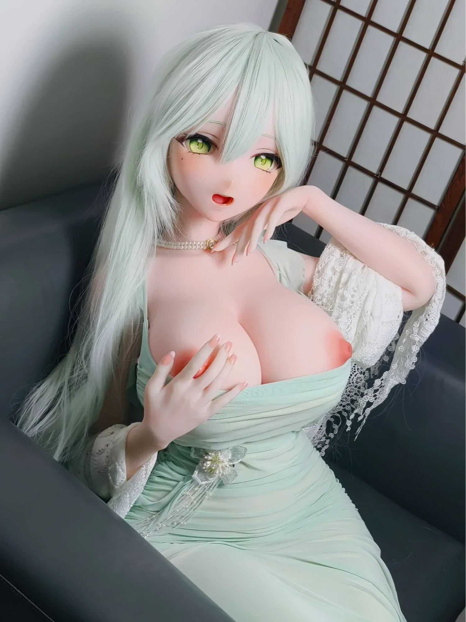 F9337-Elsa Babe Anime Hentai Doll Full Size Sex Doll Silicone 163cm 39kg