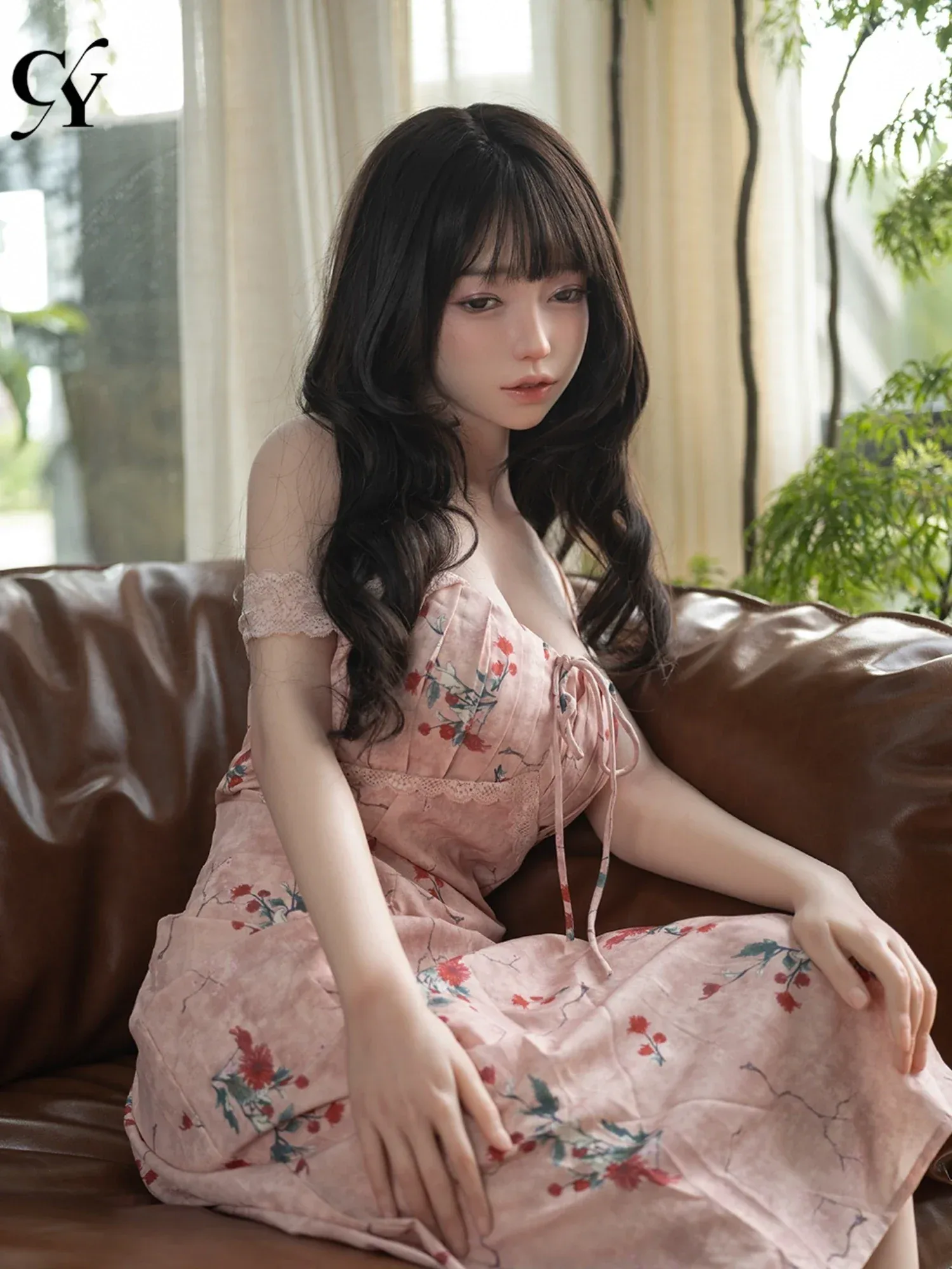 F5831—157cm\/5ft2-34kg D Cup Noa Silicone Asian Realistic with ROS Head Sex Doll  | TOP-CYDOLL