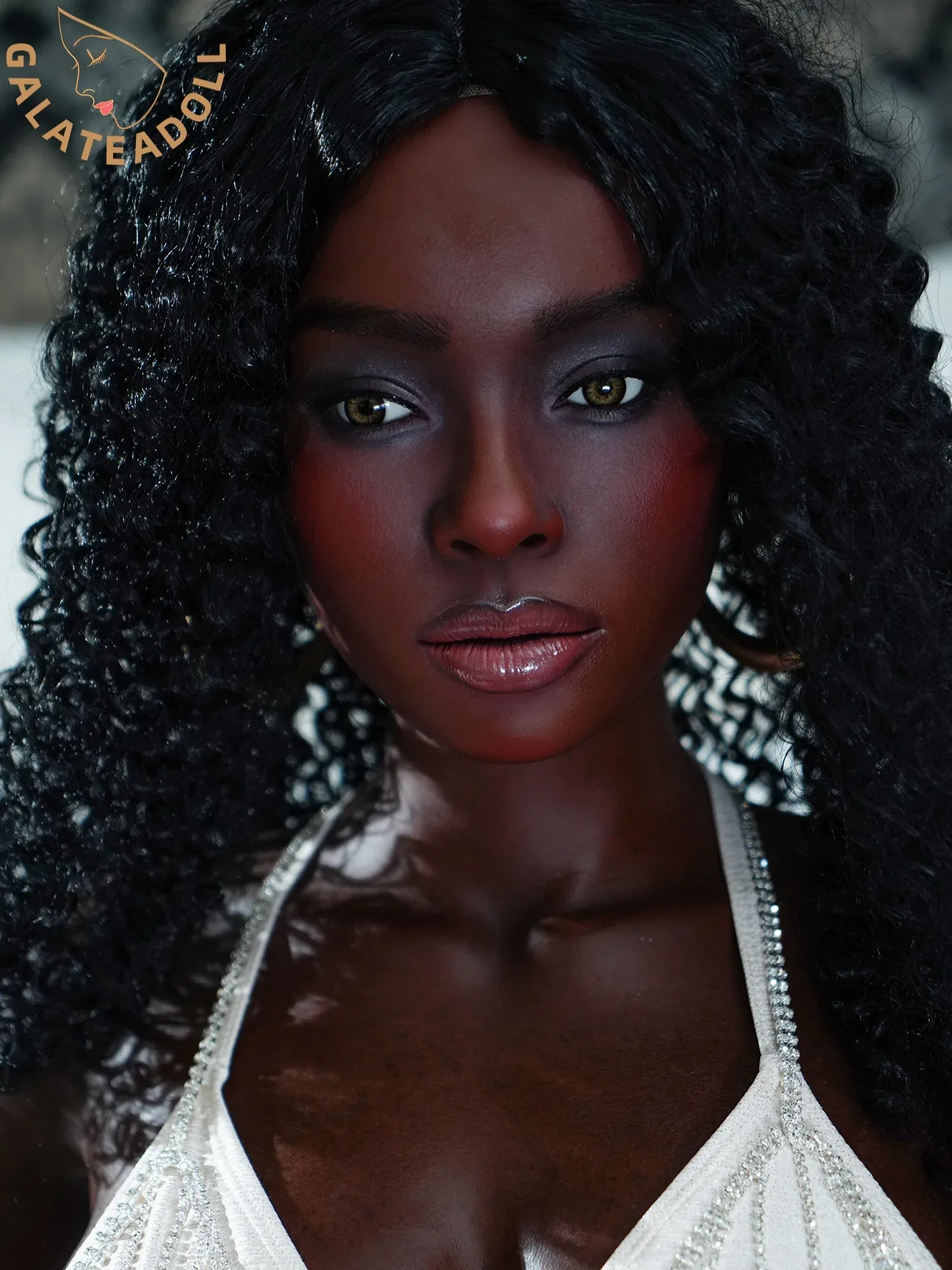 F7615-163cm D Cup Silicone Black Sex Doll | Galatea doll view 7