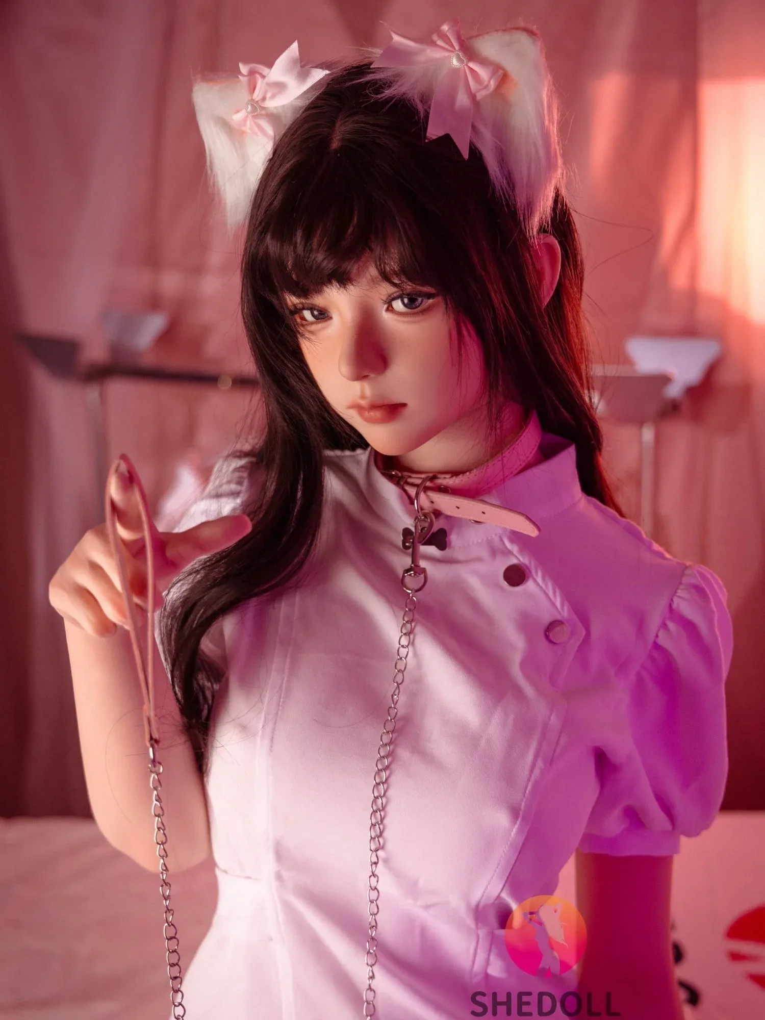 F6059—168cm\/5ft5-47kg D Cup Asian ROS Silicone Real Skin Texture Sex Doll | SHEDOLL
