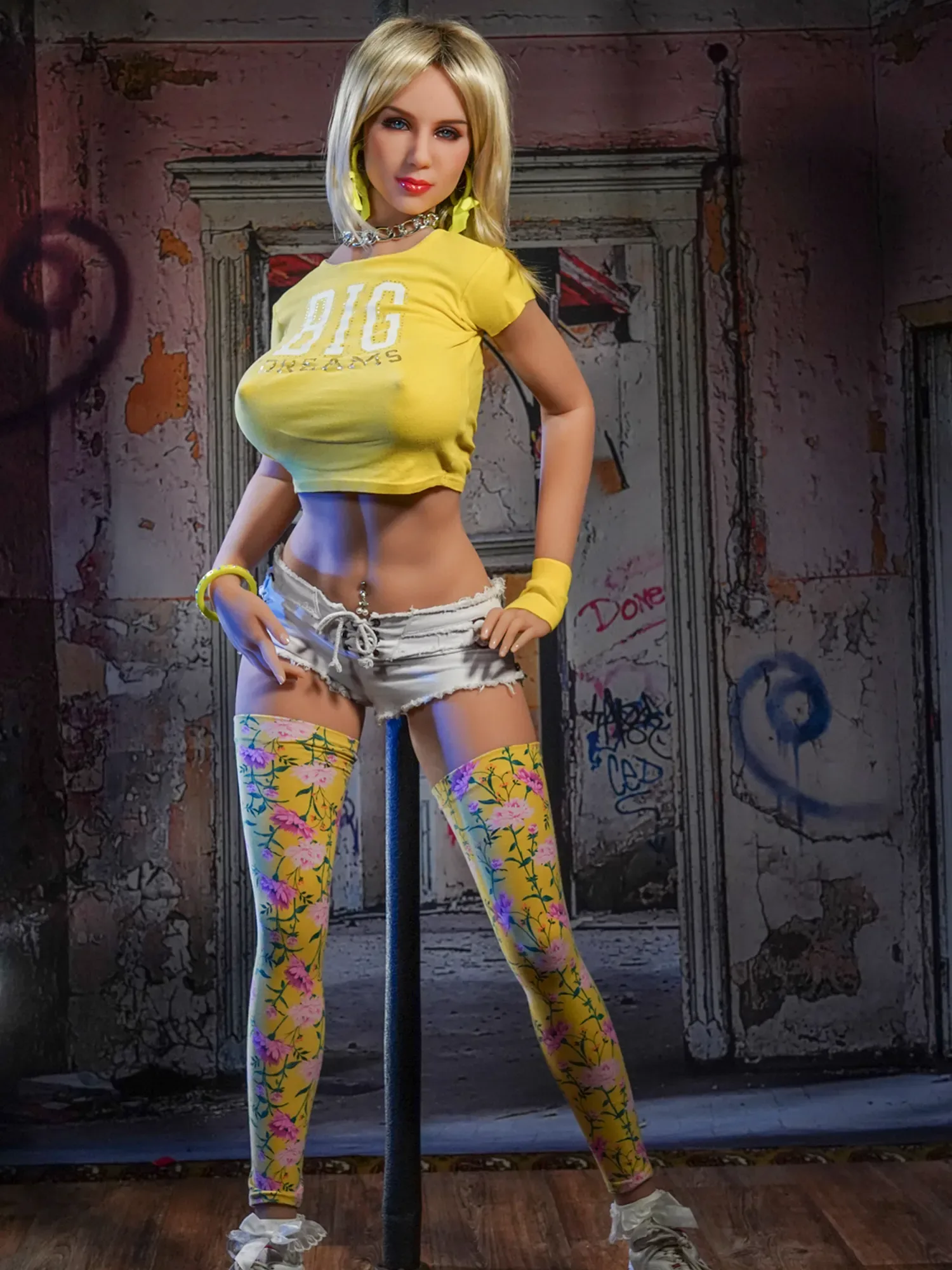 F3896-174cm\/5ft7 G Cup Tanned Skin Blonde TPE Sex Doll | HR Doll