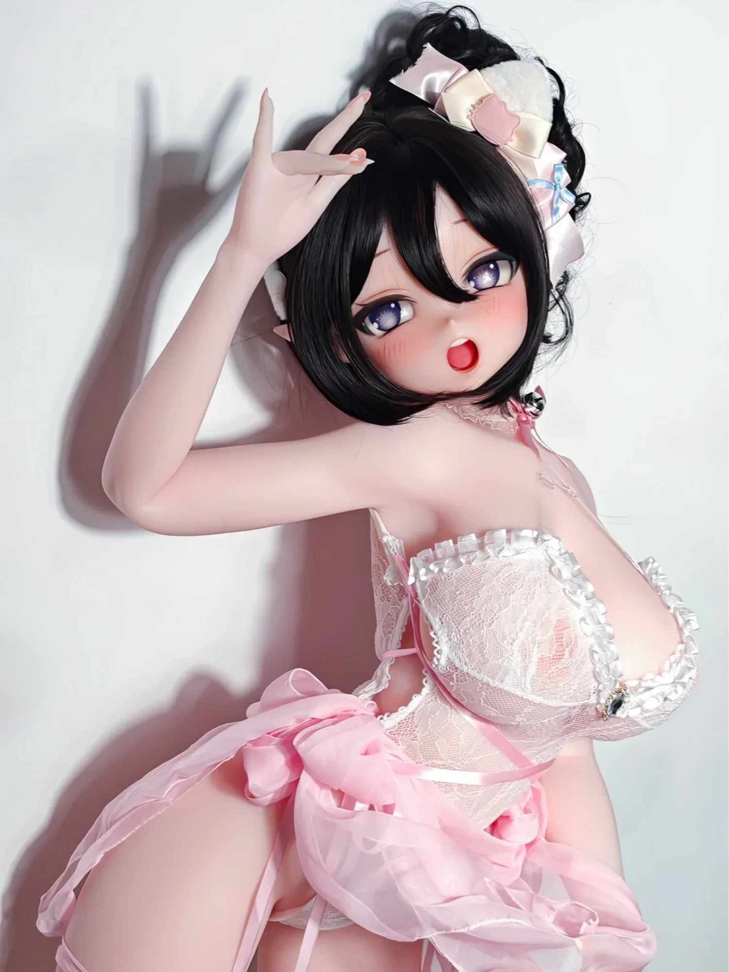 F9304-150cm\/5ft-27.5kg Silicone Head Anime sex doll tiny | Elsa Babe view 5
