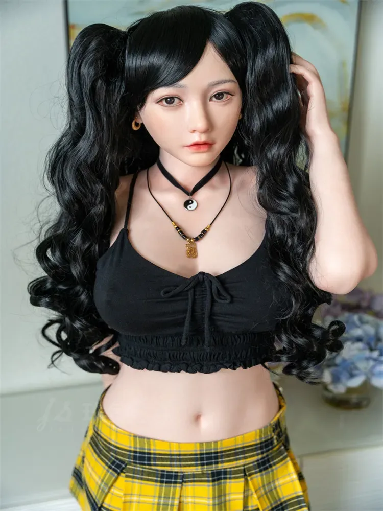 F657—Karter 158cm\/5ft1 30kg E Cup Life-like Silicone Big Boobs Sex Doll Real Pussy|Jiusheng Doll