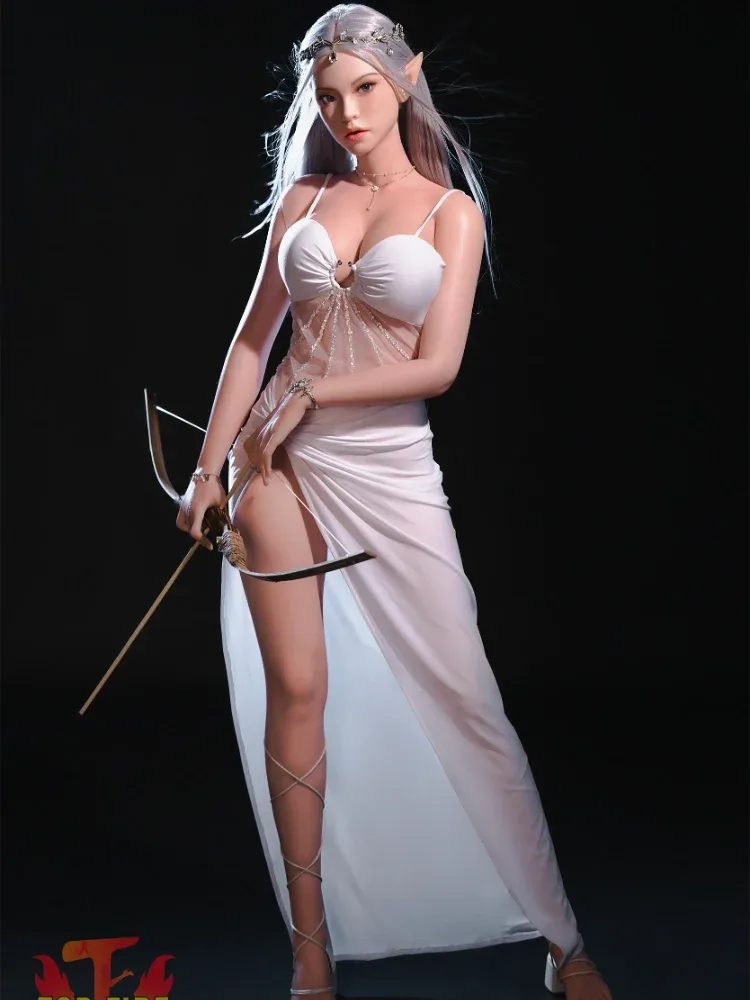 F8575-165cm-30kg C Cup Elf Cosplay Silicone Full Sex Doll | Top Fire Doll