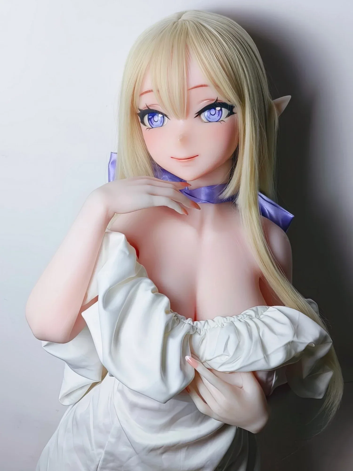 F5300-151cm\/4ft11-29kg Silicone Hentai Sex Dolls Anime Full Size Sex Doll| Elsa Babe