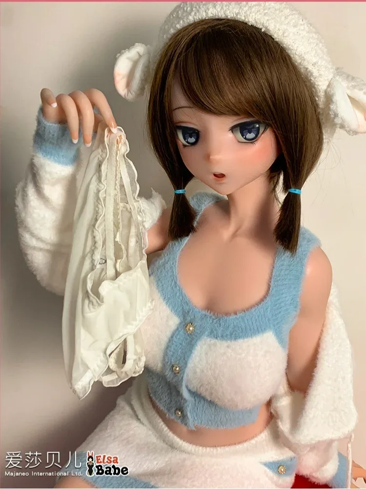 F8018-150cm\/5ft-27.5kg Silicone Flat Chest Japanese Sex Doll – Loli Style Asian Doll | Elsa Babe view 7