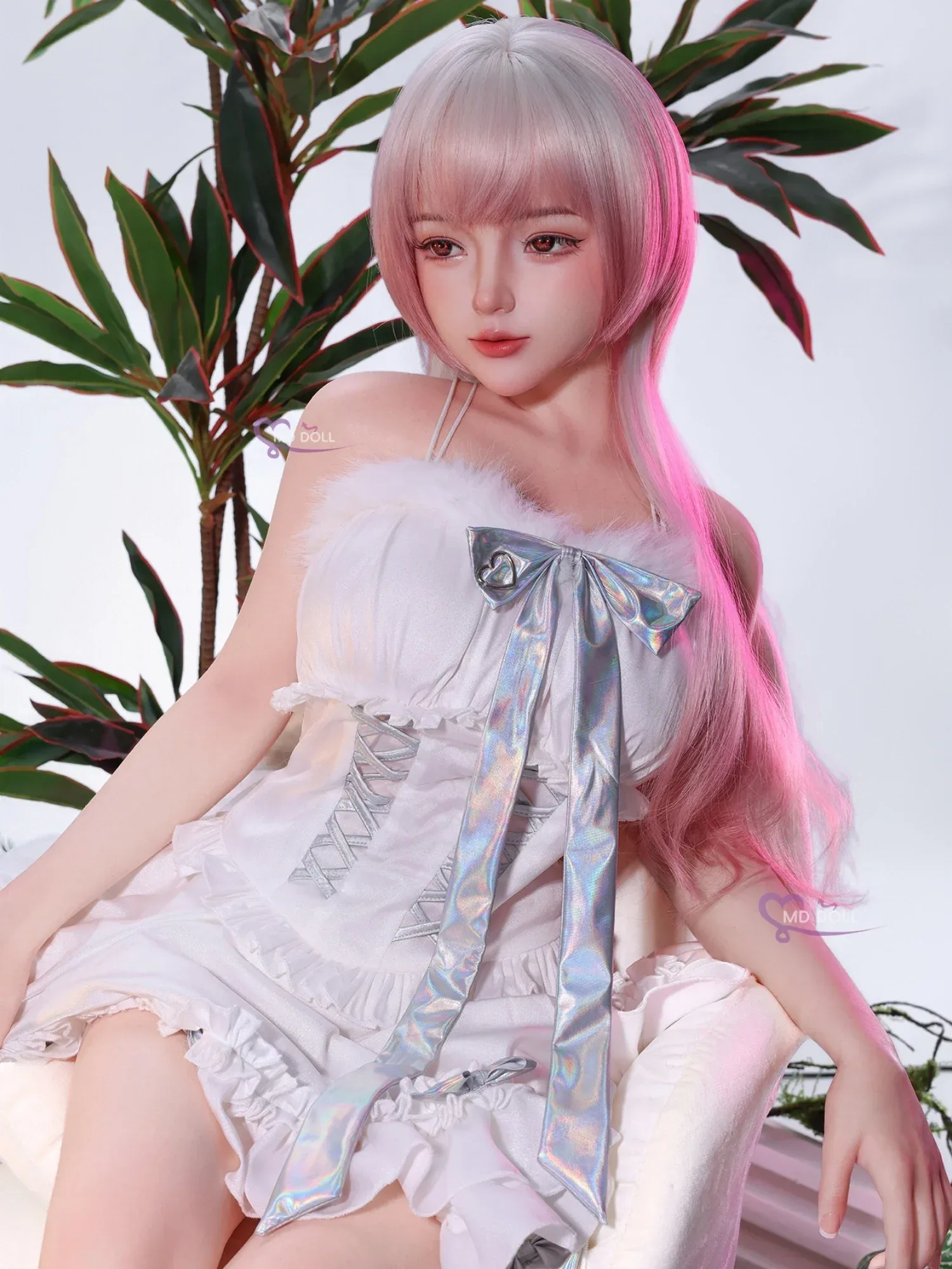 F6320-151cm\/5ft-25kg Asian Silicone Mini Sex Doll with Realistic Skin Texture | MD Doll view 9