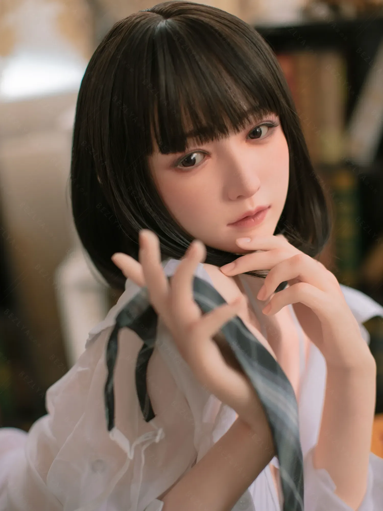 F4704-160cm(5.3ft)-34kg 2.1 B Cup Mini Asian Real Chinese Silicone Sex Doll|Bezlya Doll view 7