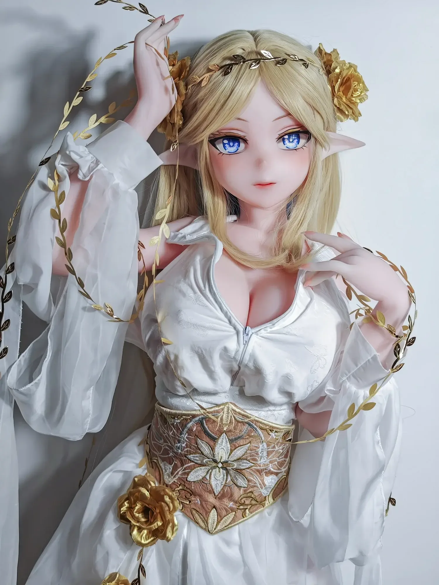 F9265-150cm\/5ft-27.5kg Silicone Head Anime life size sex dolls | Elsa Babe view 6