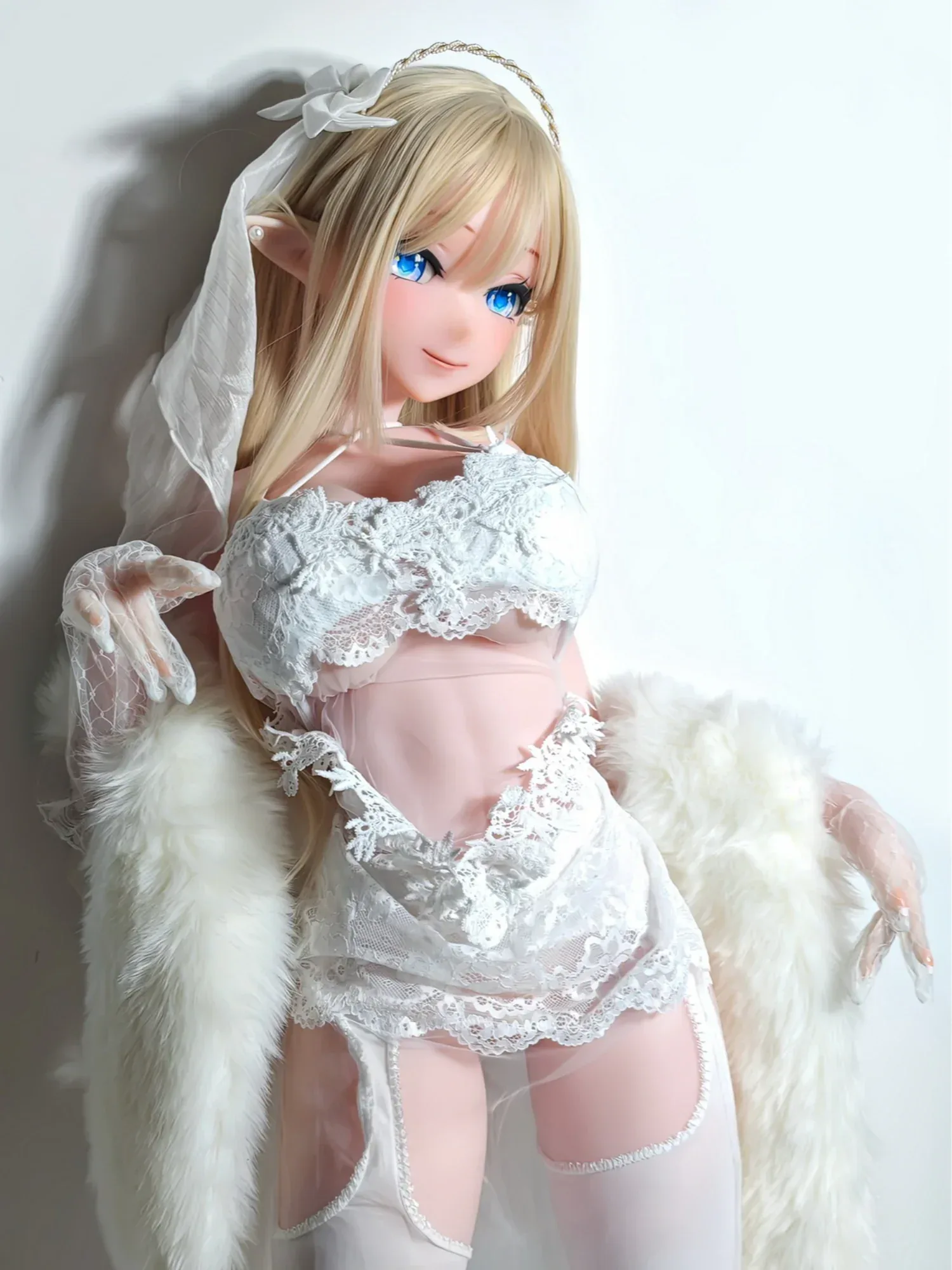 F9352-150cm\/5ft 27.5kg Anime Hentai Figures Life Size Fantasy Sex Doll with Silicone Head | Elsa Babe view 7