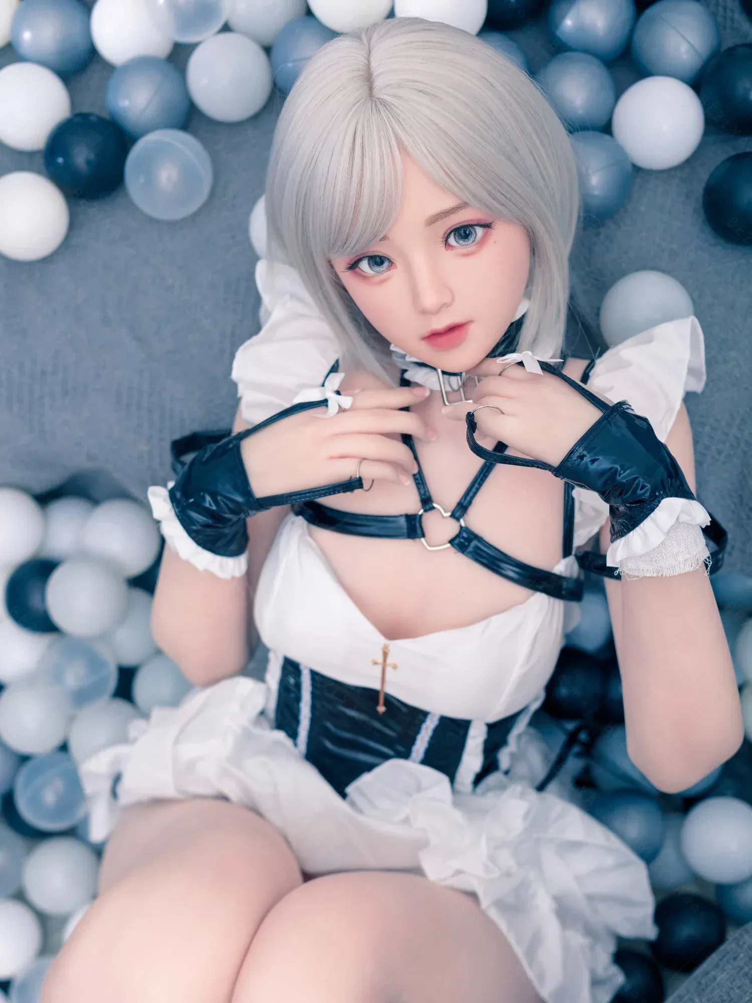 F4768-155Rcm(5.1ft)-37kg 2.0 A Cup Robot Silicone Head Adult Asian Chinese Sex Doll|Bezlya Doll view 1