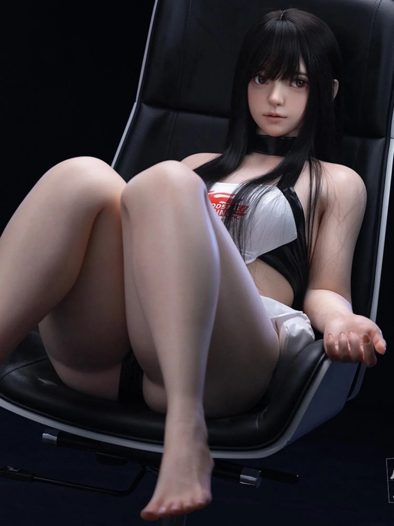 F6195—151cm\/4ft9-82.7lbs A Cup Silicone Asian Sex Doll  | Firefly Diary view 11