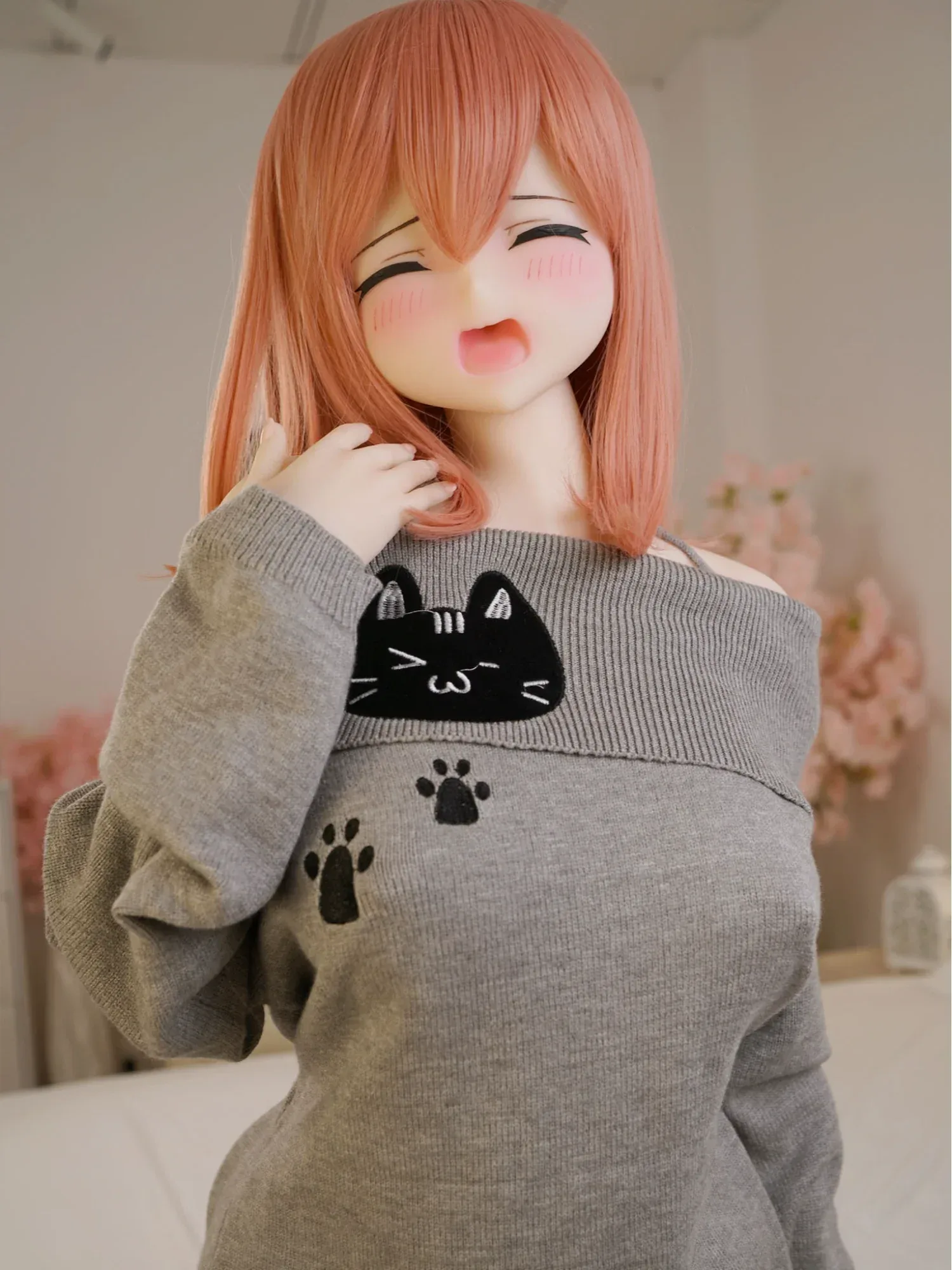 F5909-152cm(4ft12)-32kg Hina C Cup S-TPE Gel filled Breasts Anime Hentai Sex Doll | IROKEBIJIN Doll view 8