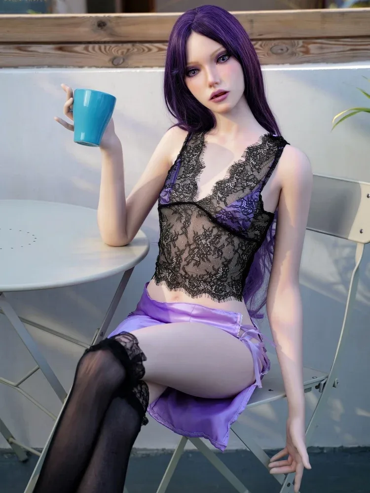 F7667-170cm\/5ft7-27kg A Cup Silicone Flat Chest Full Body Sex Doll Natalie｜Doll Castle