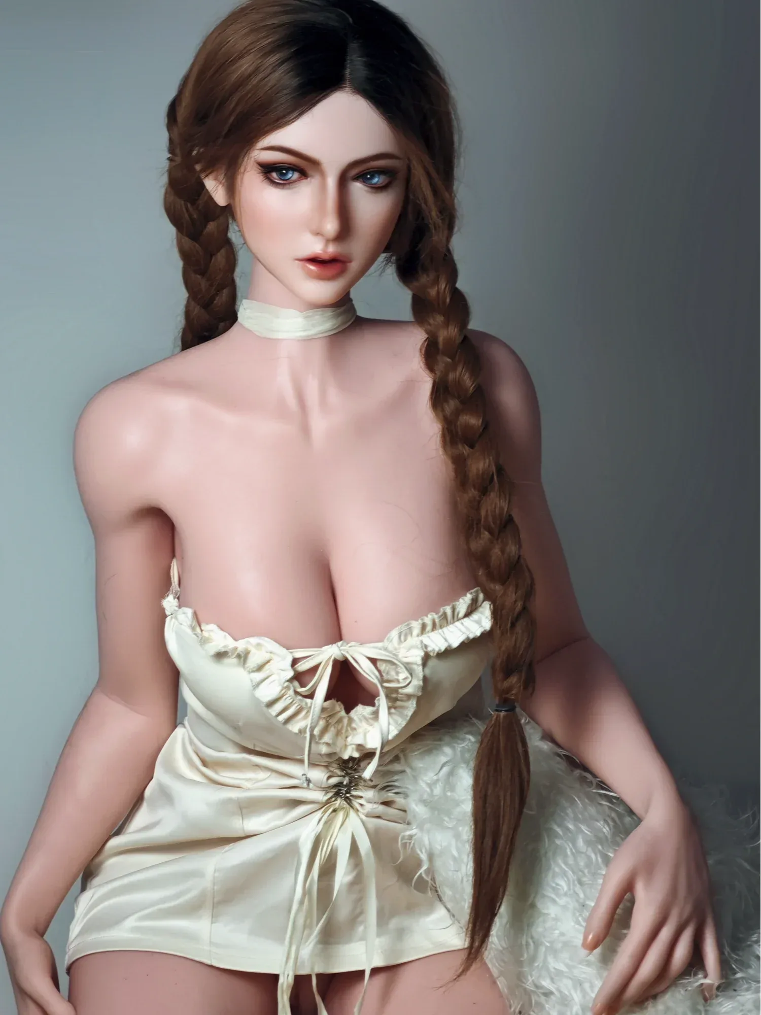 F3803-160cm\/5ft2 Kat Baccarin Silicone Anime Sex Doll | Elsa Babe view 2