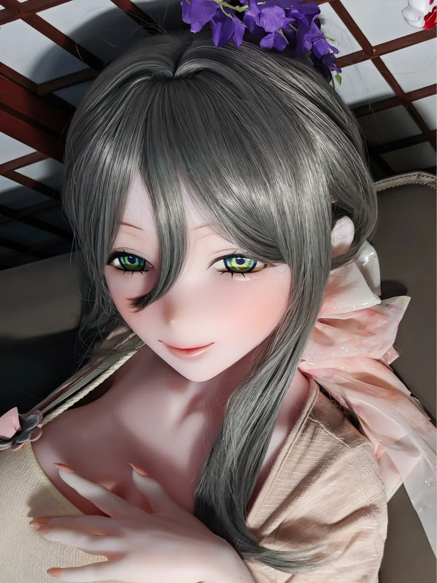 F9320-163cm\/5ft4-39kg Silicone Anime sex doll buy | Elsa Babe view 3