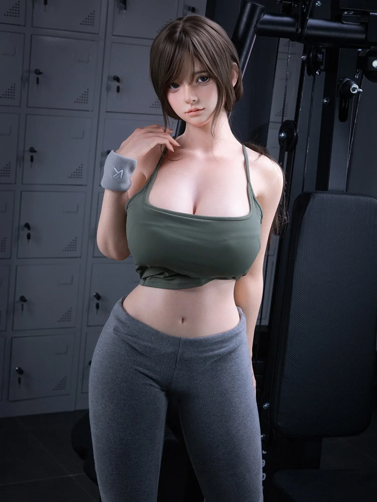 F6156—160cm\/5ft3-31.2kg E Cup Silicone Asian Sex Doll  | Firefly Diary Max view 8