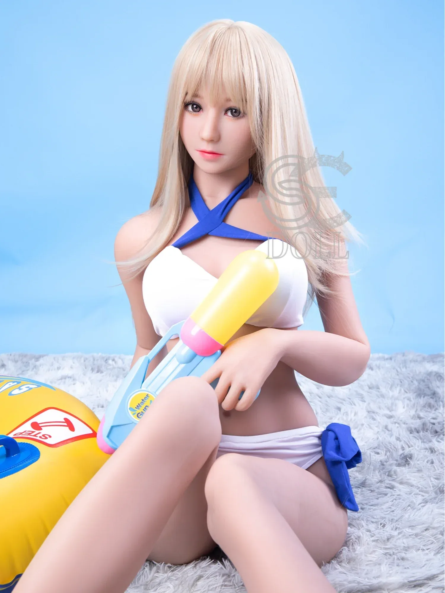 F3739-166cm(5ft5)-34.5kg Cynthia C Cup TPE Blonde European Anime Cute Lolita Teen Sex Doll | SE Doll view 7