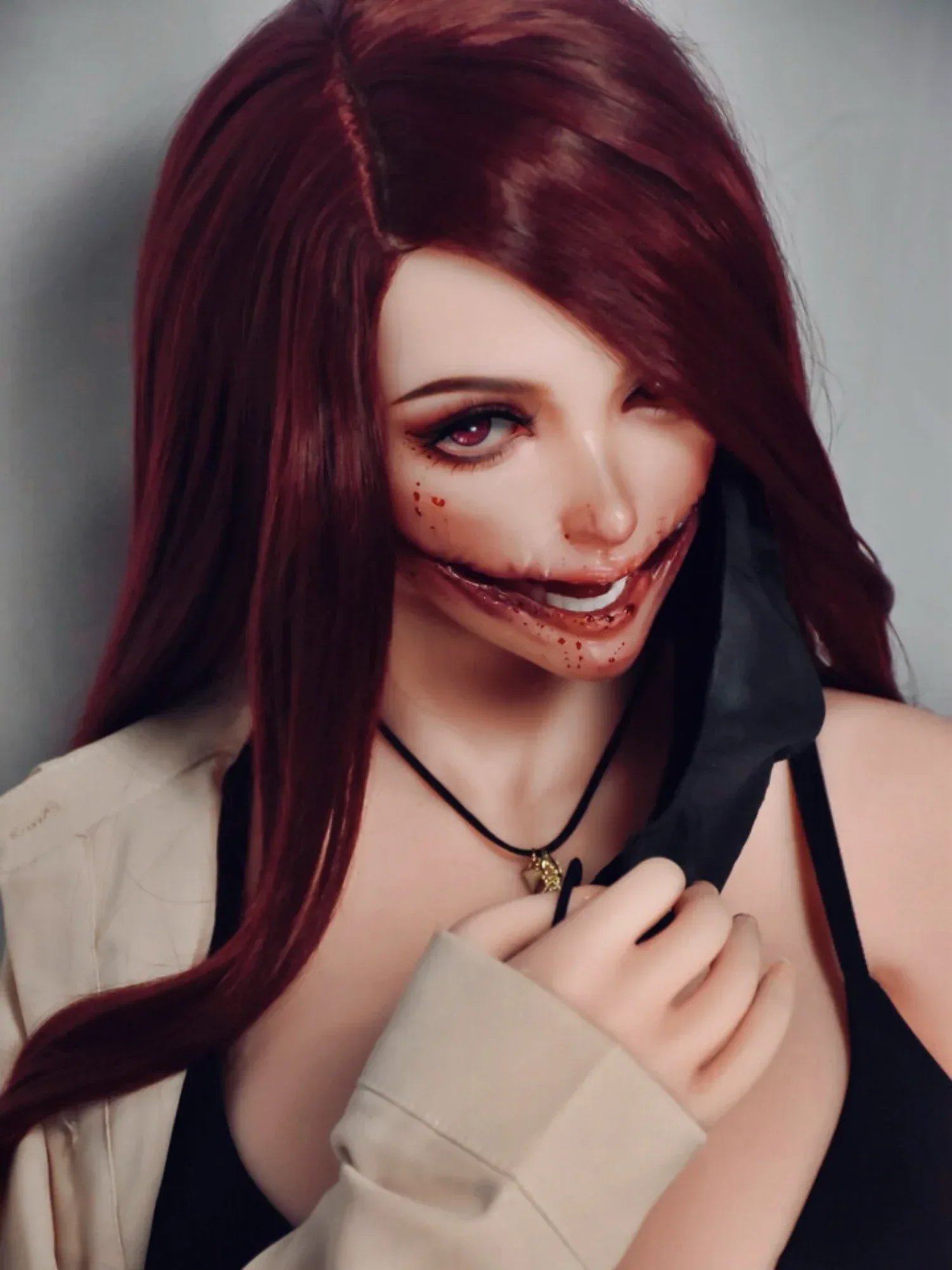 F549-Elsa Babe-150cm\/5ft Full Silicone Sexy Anime Sex Dolls view 10