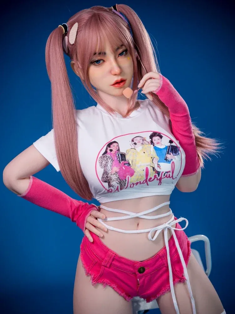 F1749-164cm\/5ft4 D Cup ROS Movable Jaw Realistic Silicone Sex Doll -SY Dolls