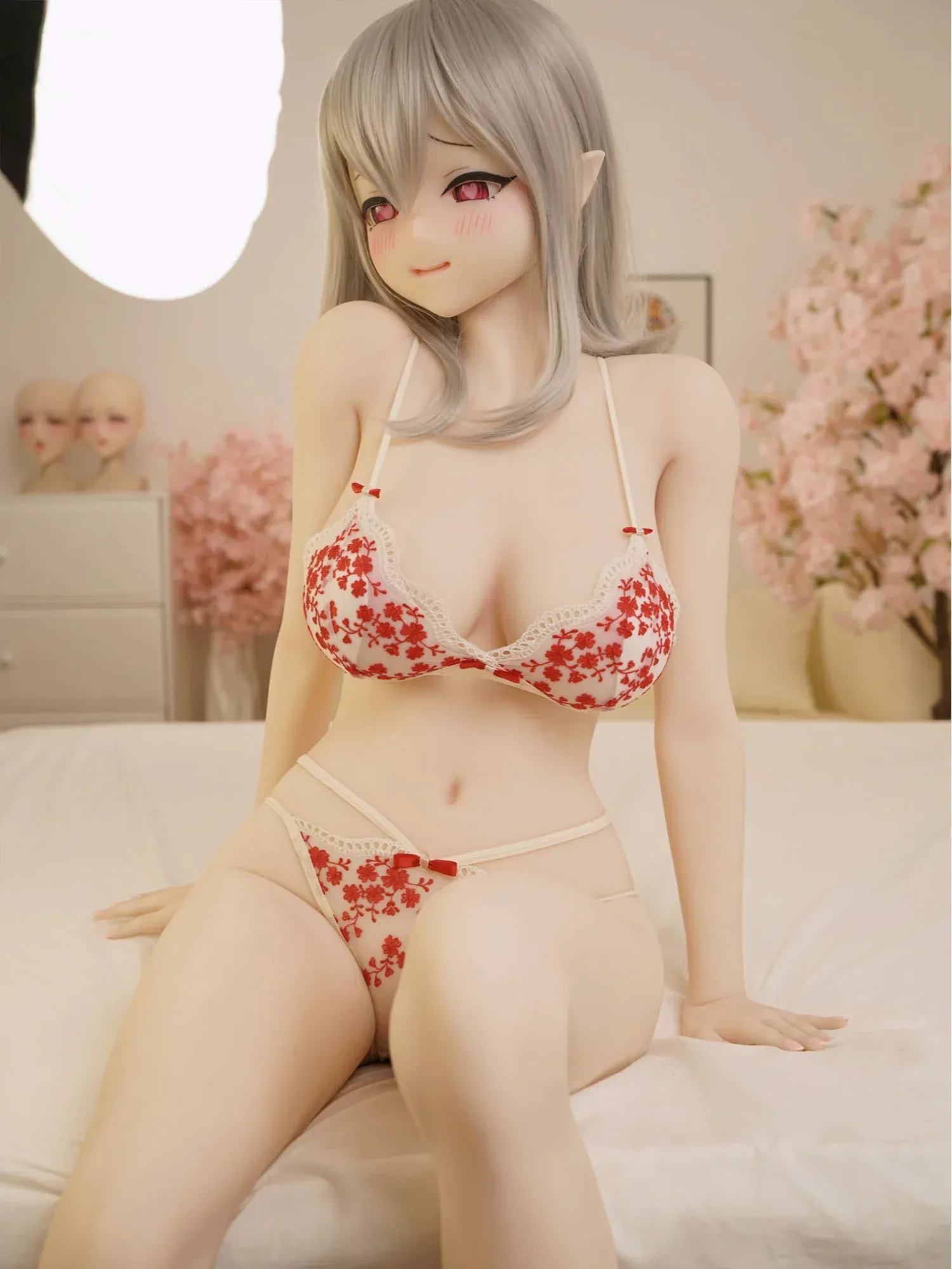 F5906-152cm(4ft12)-32kg Rio A C Cup S-TPE Gel filled Breasts Anime Hentai Sex Doll | IROKEBIJIN Doll view 2