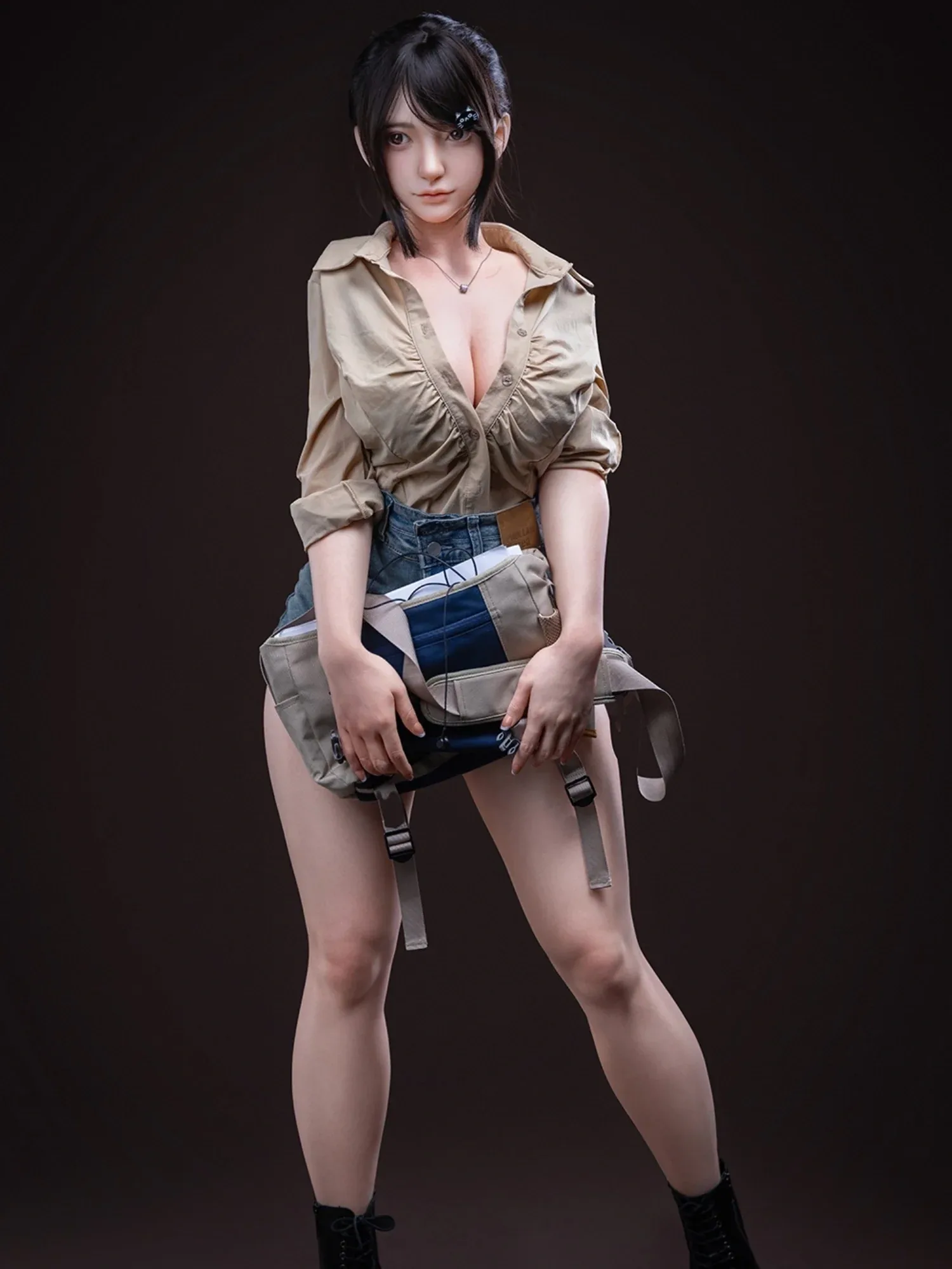 F6157—164cm\/5ft4-30kg G Cup Silicone Asian Sex Doll | Firefly Diary view 11