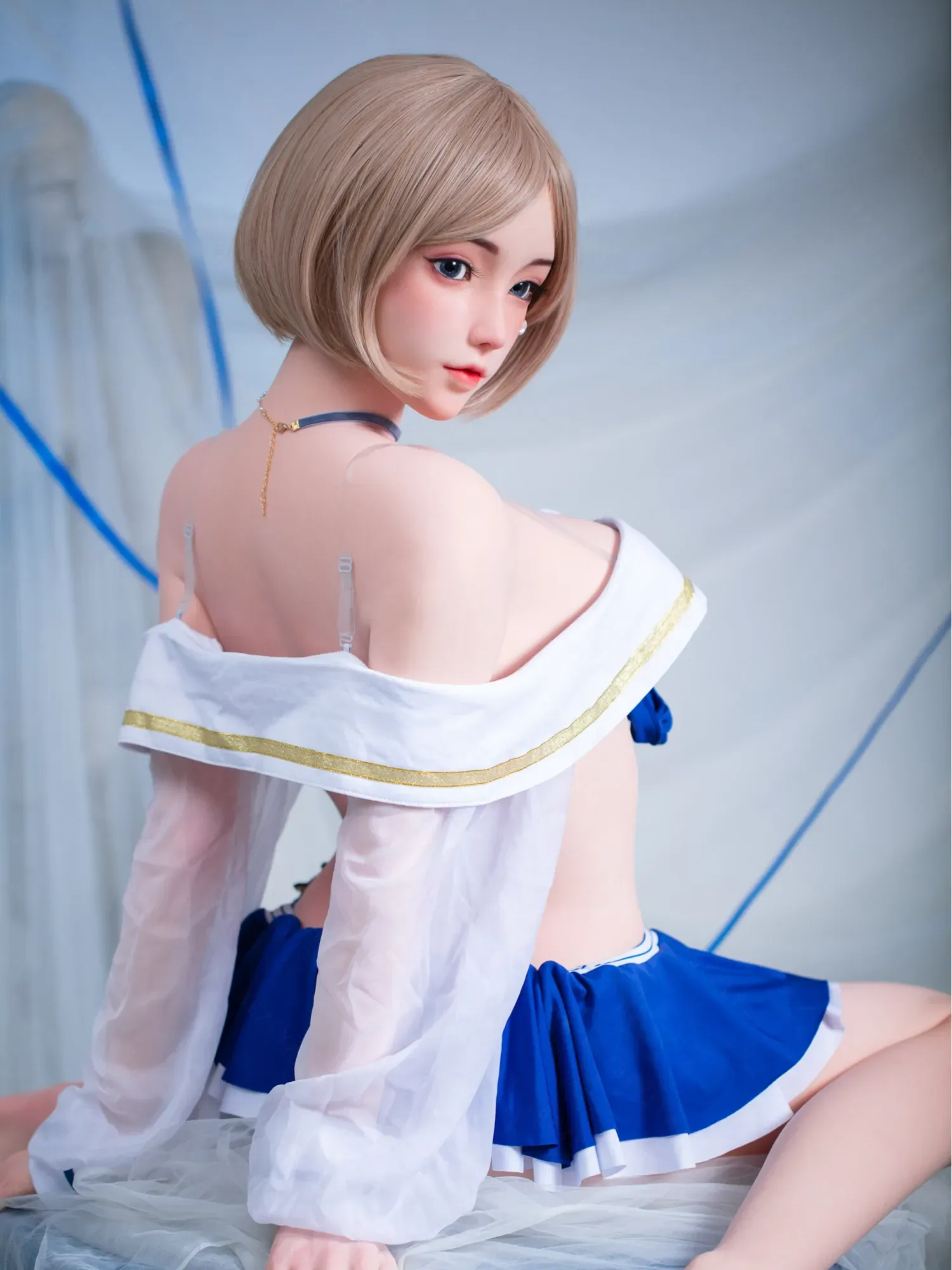F4763-160cm(5.3ft)-34kg 2.1 B Cup Mini Asian Real Silicone Chinese Sex Doll|Bezlya Doll view 7