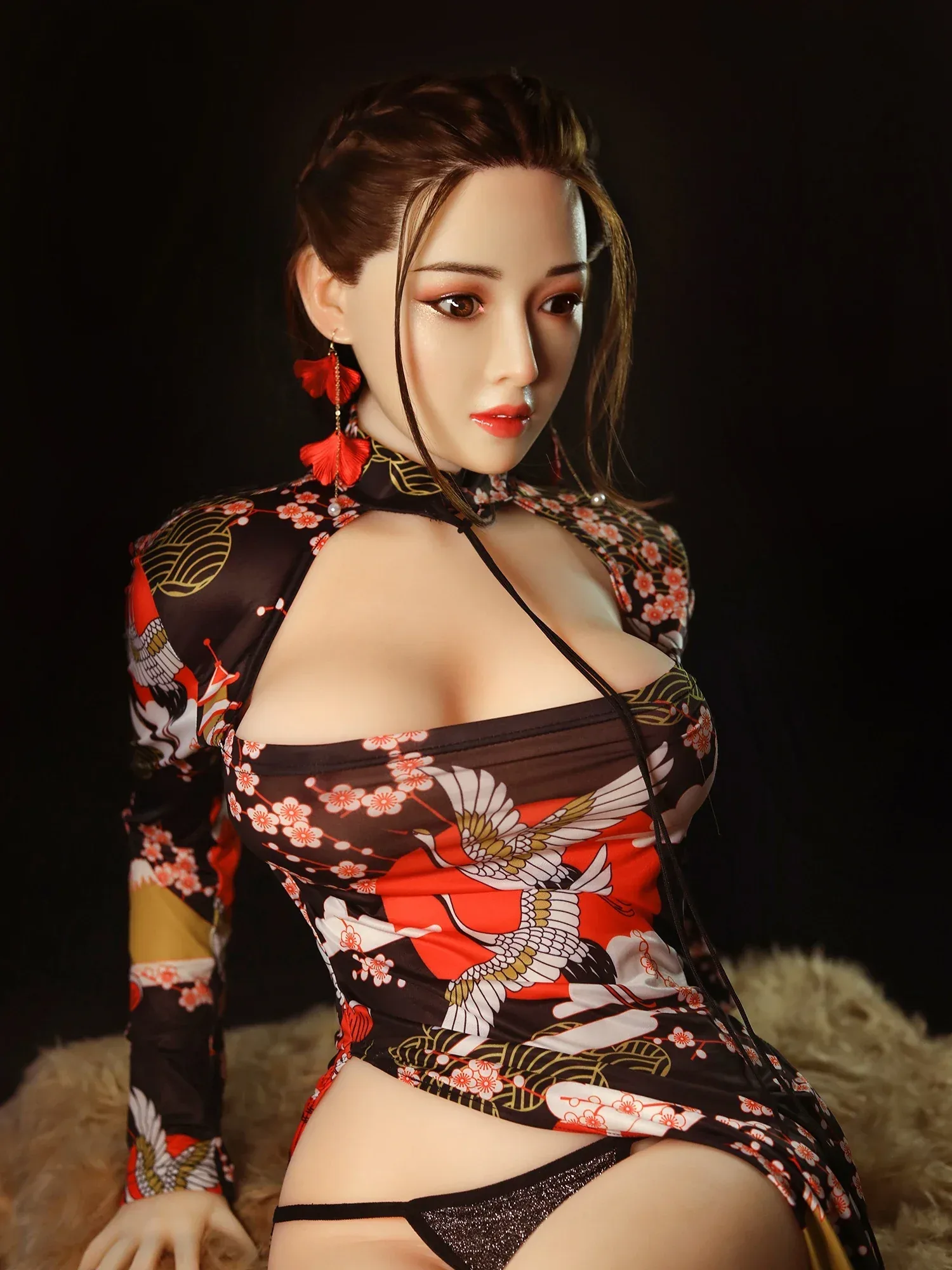F4638-158cm\/5ft2-33kg D Cup Lifelike Silicone Head Chinese Cheap Sex Doll | SY Doll view 7