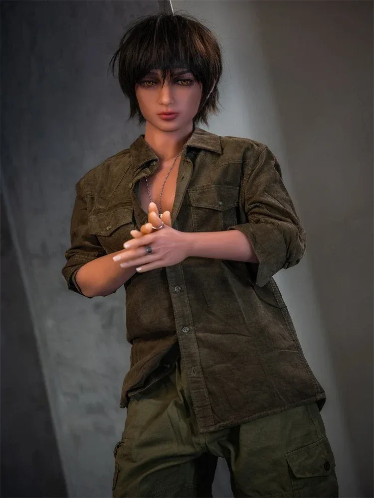 F1671-160cm(5ft3)-34kg Customizable TPE Femboy Sex Doll - Aibei Doll view 1