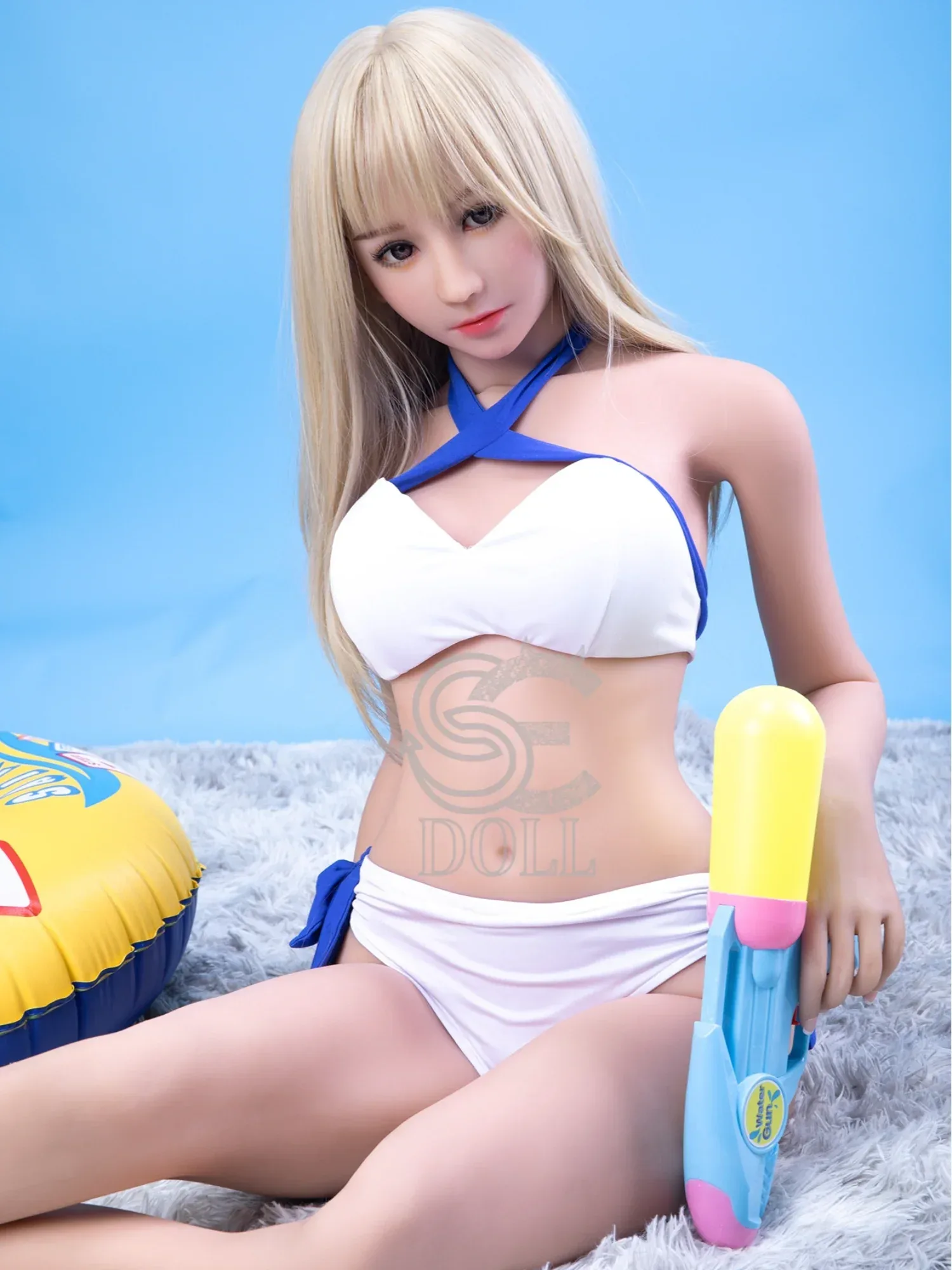 F3739-166cm(5ft5)-34.5kg Cynthia C Cup TPE Blonde European Anime Cute Lolita Teen Sex Doll | SE Doll view 4