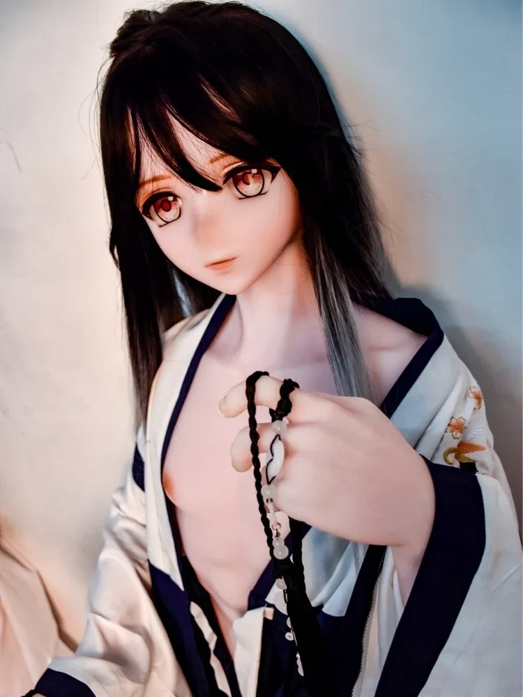 F5457-153cm\/5ft-28kg Silicone Ancient Style Femboy Sex Dolls-Perfect Blend of Ethereal Long Hair  | Elsa Babe view 8