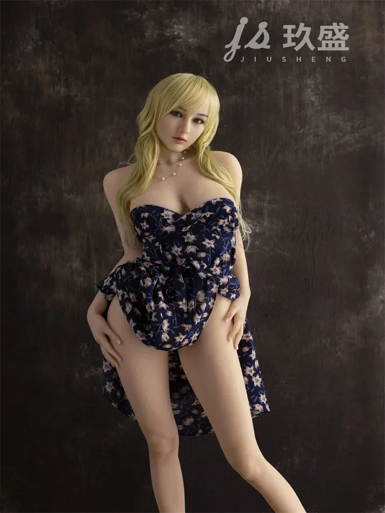 F623—Livia 160cm\/5ft2 37kg D Cup Slim TPE Body Silicone Head Popular Blonde Sex Doll|Jiusheng Doll view 2