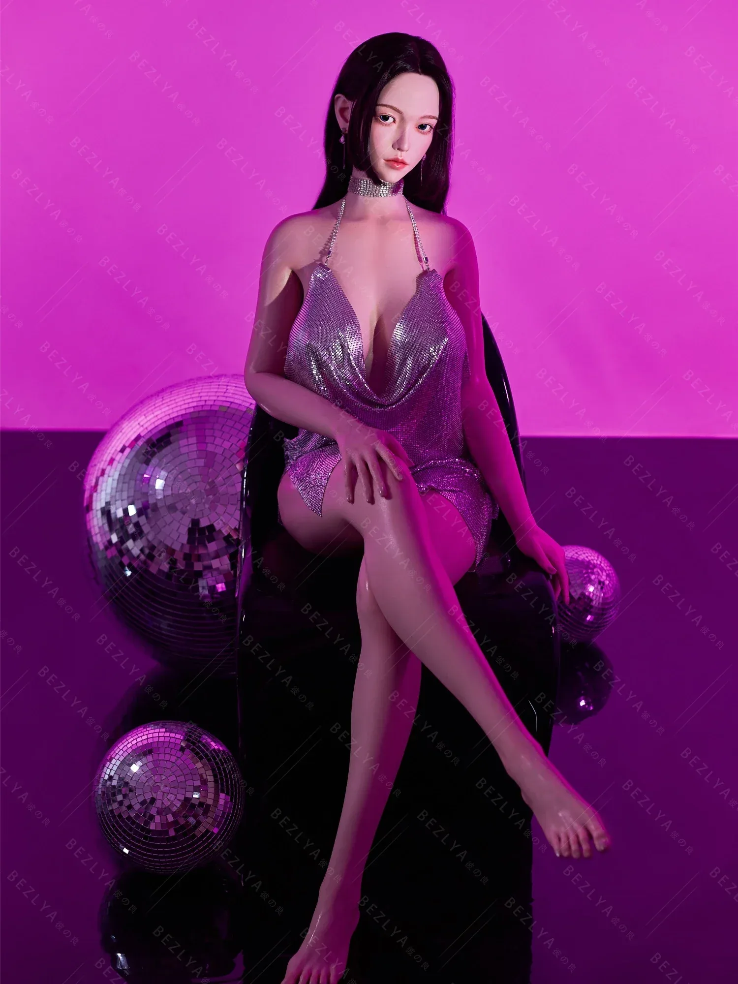 F7136-163cm(5.4ft)-37kg 2.2cf E Cup Mini Japanese Silicone Celebrity Anime Sex Doll Life Size|AITIA Doll view 12