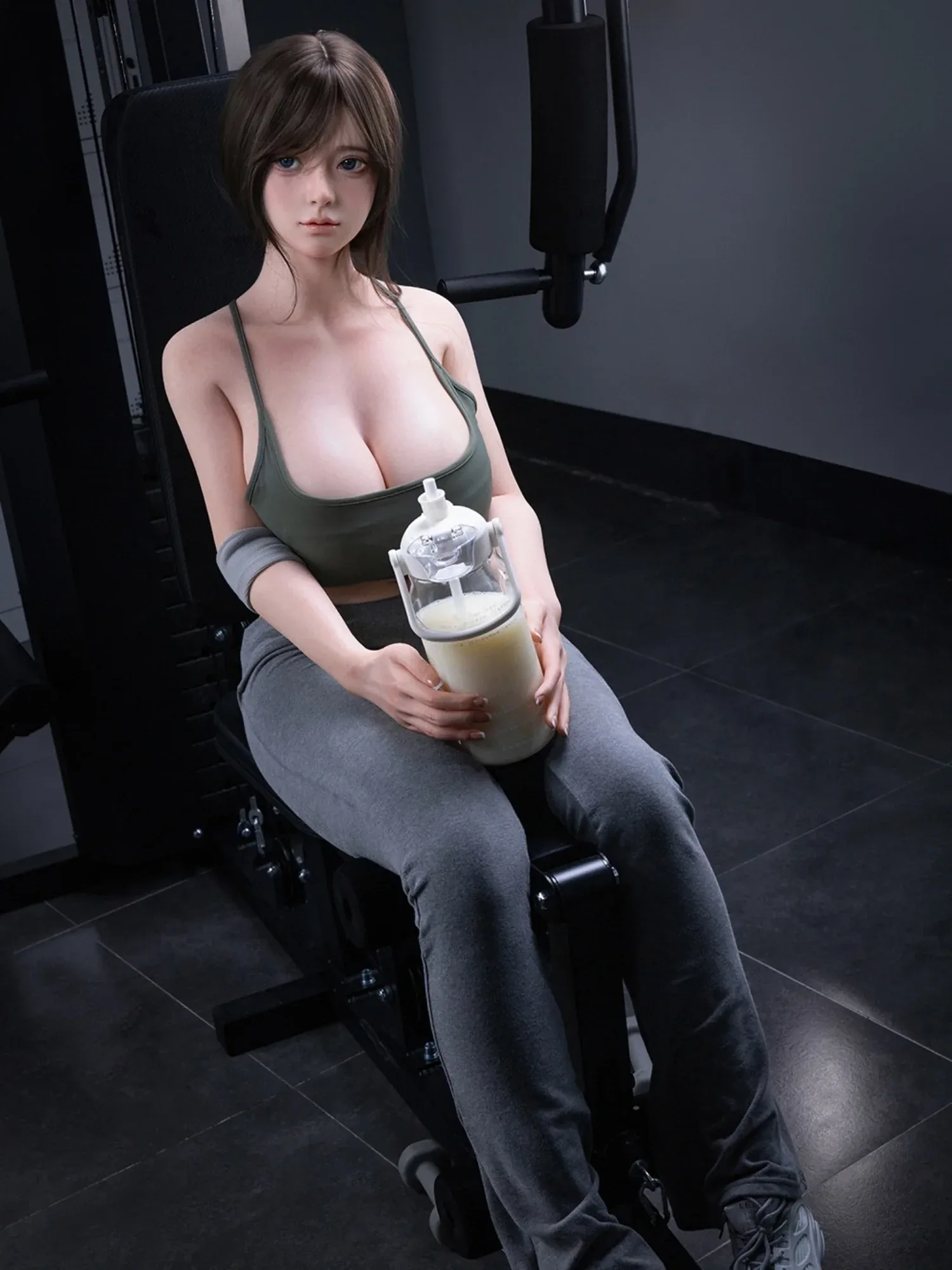 F6156—160cm\/5ft3-31.2kg E Cup Silicone Asian Sex Doll  | Firefly Diary Max view 11