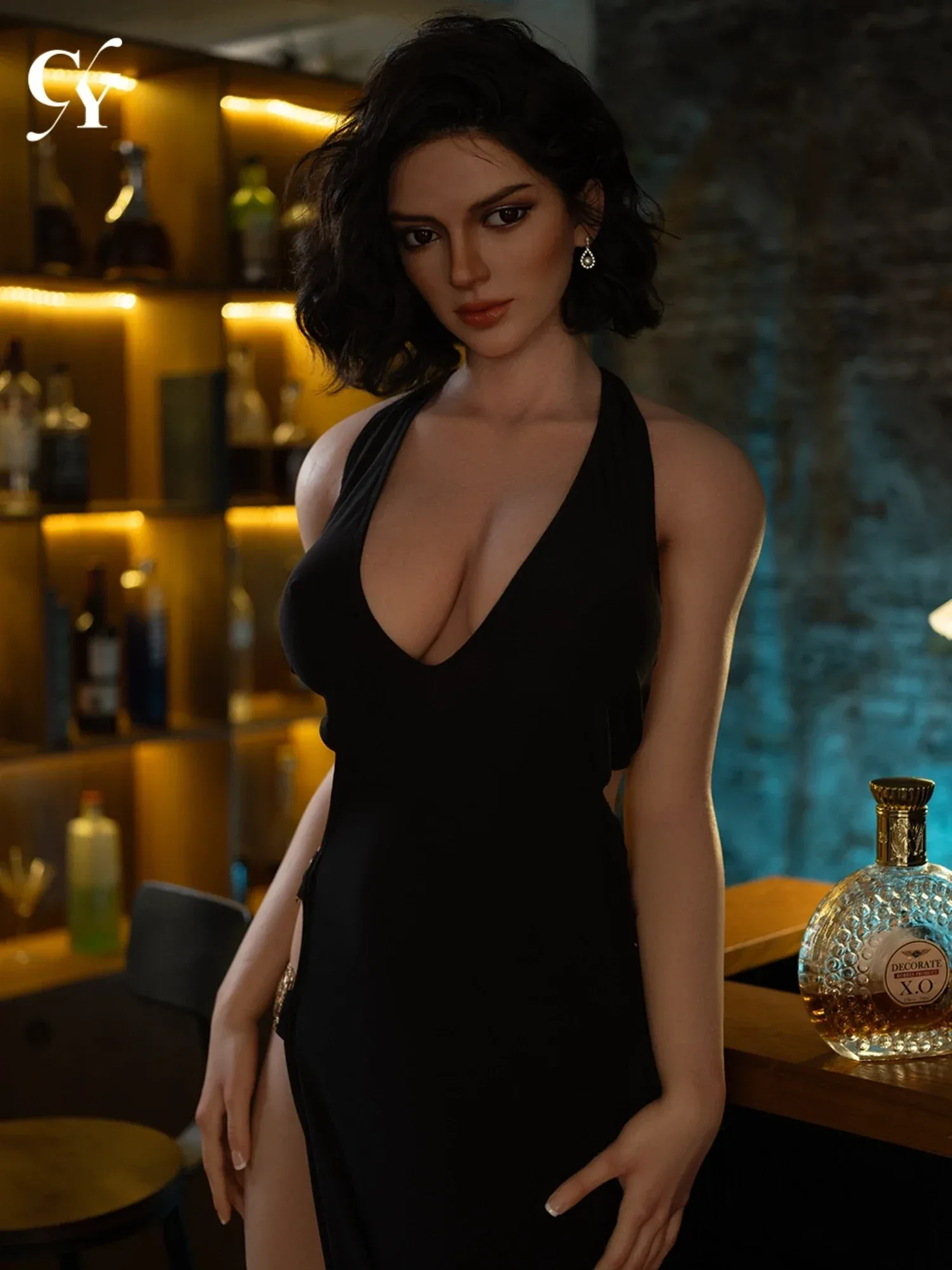 F5805—176cm\/5.77ft--41kg E Cup Silicone Head Realistic Celebrity Sex Doll  | TOP-CYDOLL view 10