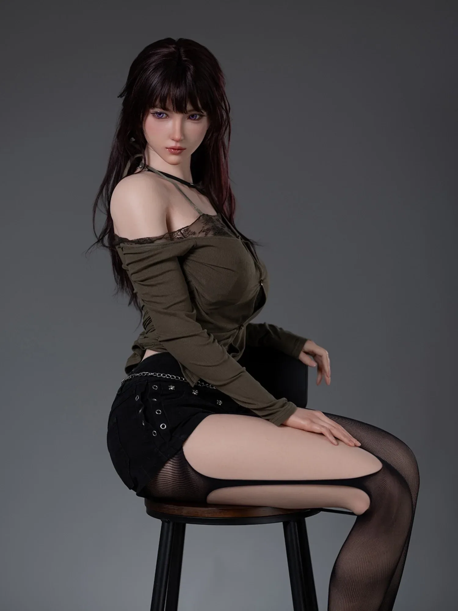 F6293—168cm\/5ft5-35kg F Cup  Silicone Realistic Celebrity Sex Doll Asian  | TOP-CYDOLL view 10