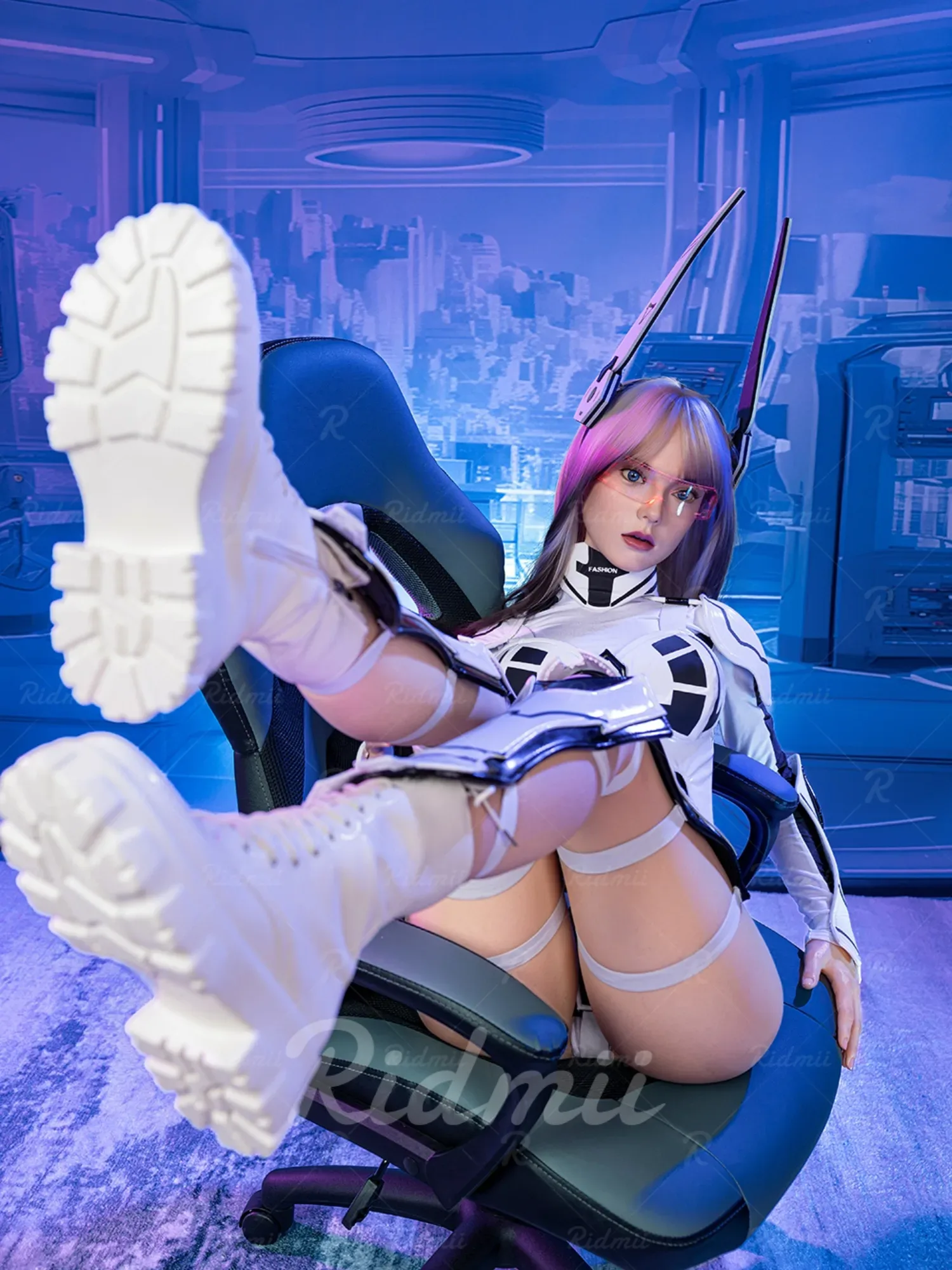 F9127-163cm\/40kg Silicone Head TPE Body Full Size Adult Sex Bot | Ridmii view 12