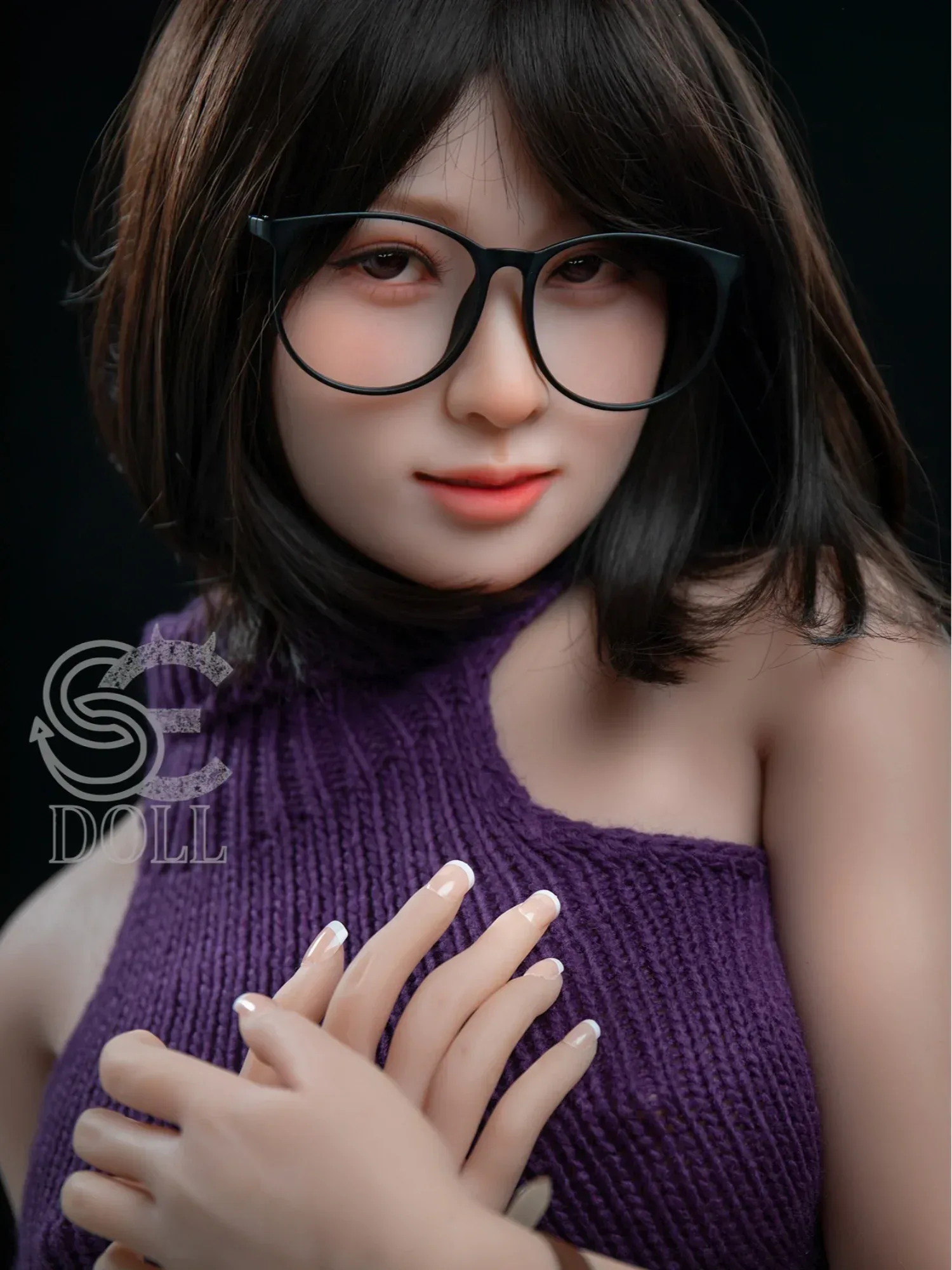 F3716-163cm(5.3ft)-37kg Yutsuki E Cup TPE Glasses China Big Tits 18s Sex Doll|SE Doll view 4