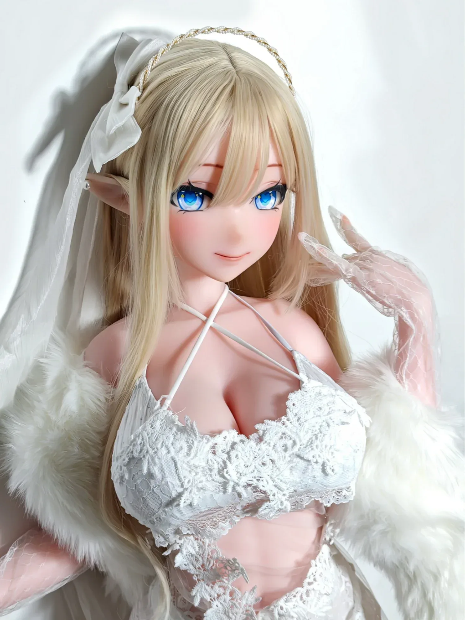 F9352-150cm\/5ft 27.5kg Anime Hentai Figures Life Size Fantasy Sex Doll with Silicone Head | Elsa Babe view 8