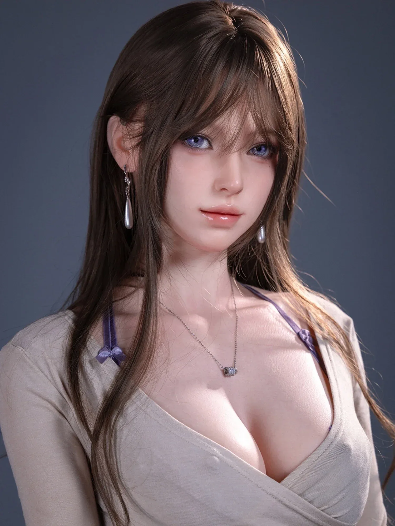 F6300—165cm\/5ft4-34kg D Cup Silicone Realistic Sex Doll Asian  | Firefly Diary Max