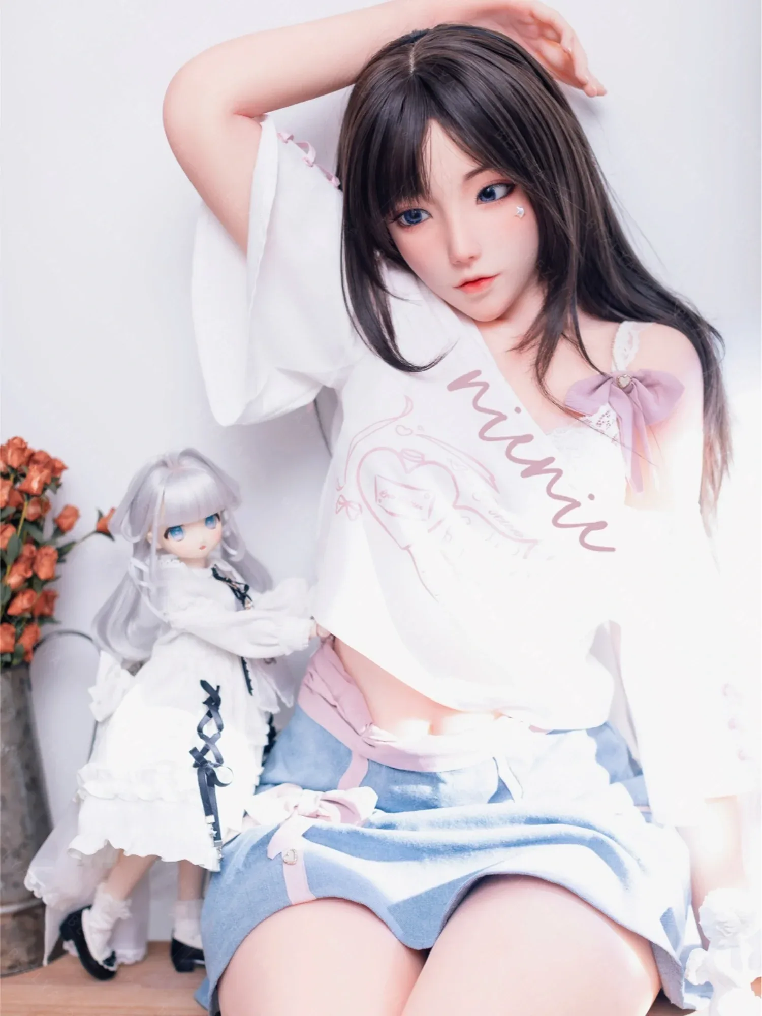 F7127-155Rcm(5.1ft)-37kg 2.0 A Cup Silicone Cute Japanese Young Sex Doll|Bezlya Doll view 3