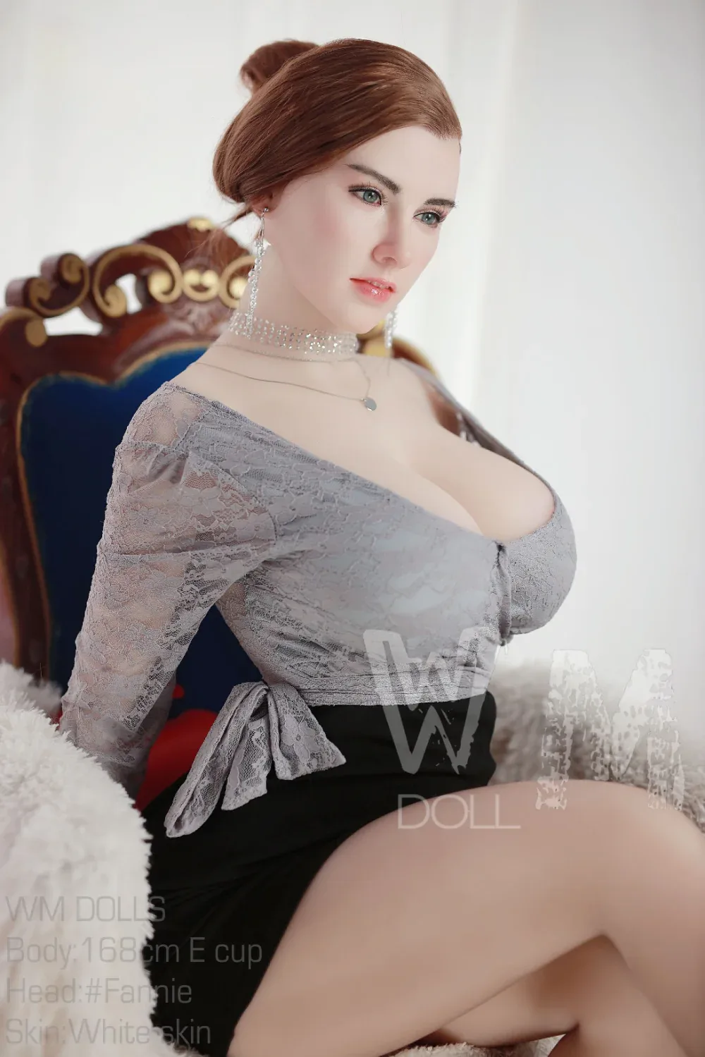 F2087- 168cm(5.5ft) E Cup S1# Lynn Best Mature TPE Sex Doll丨WM Doll view 9