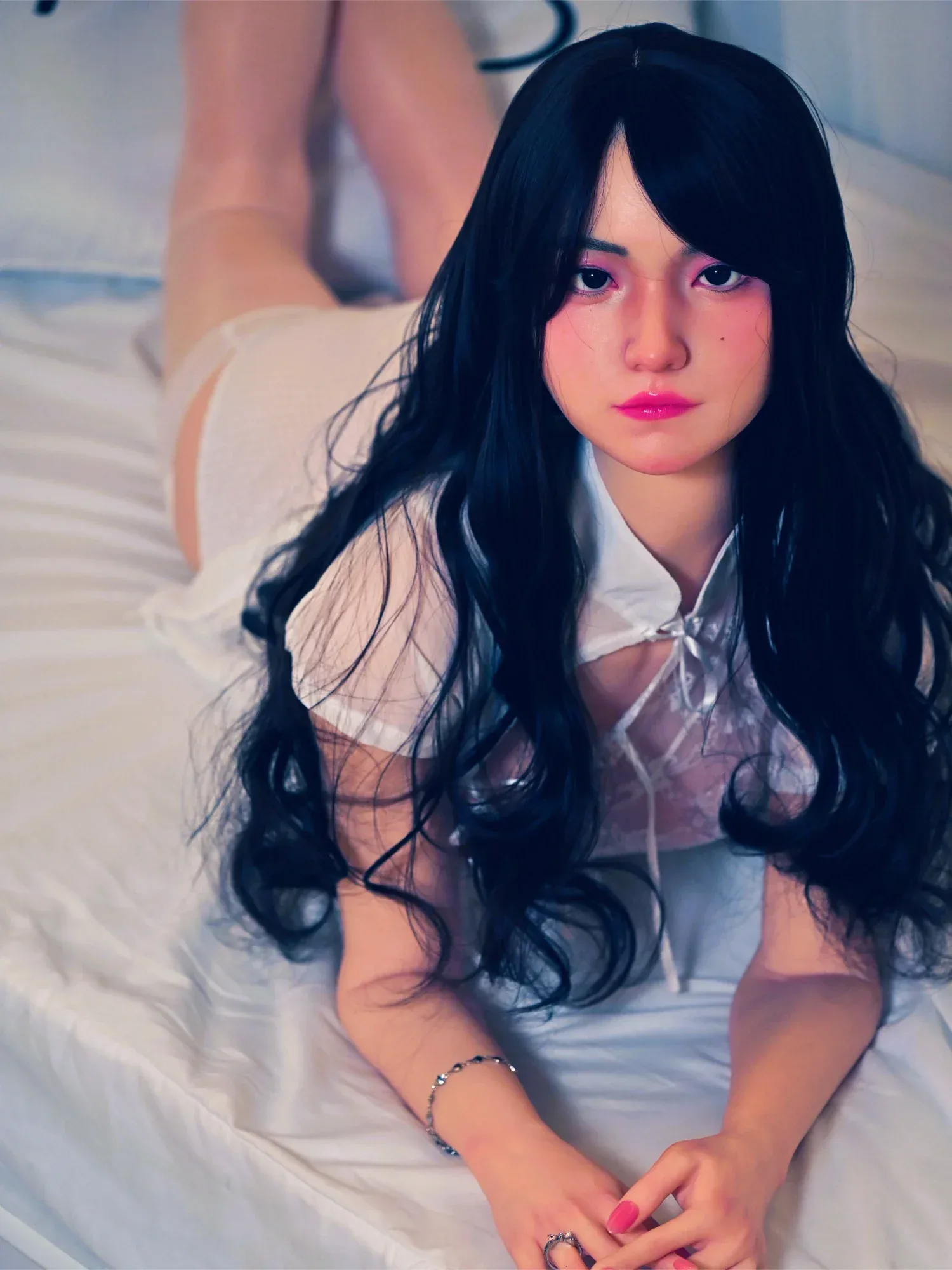 F9390- 159cm(5.2ft) 33.8kg D Cup Silicone Female Life Size Sex Dolls 丨ZELEX Doll K Series