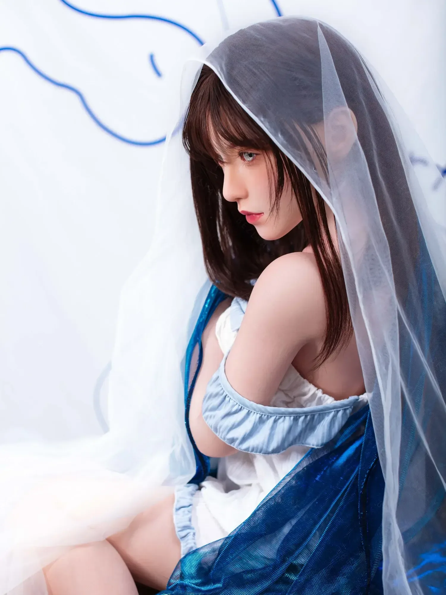 F4748-150cm(5.3ft)-34kg 2.1 A Cup Asian Real Silicone Chinese Teen Sex Doll Sex Doll｜Bezlya Doll view 10