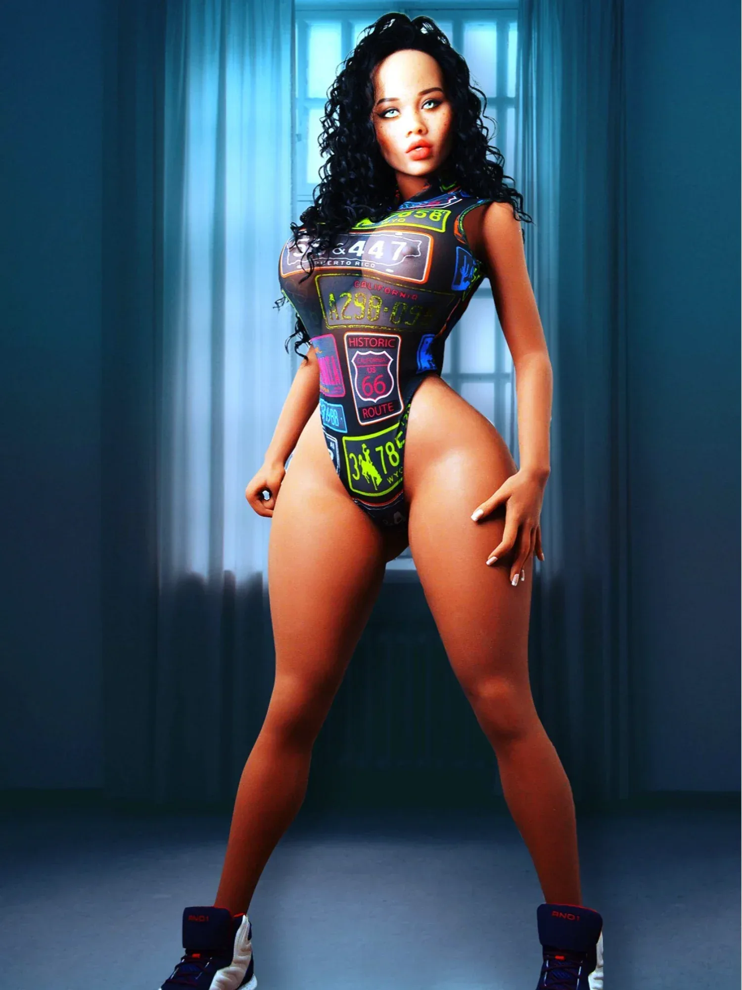 F3268-153cm\/5ft(44kg) Maya G Cup Huge Boobs Big Booty TPE MILF BBW Sex Doll for Sale| YL Doll view 3