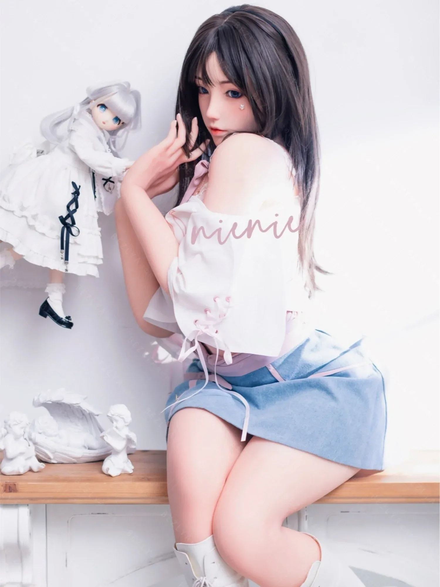 F7127-155Rcm(5.1ft)-37kg 2.0 A Cup Silicone Cute Japanese Young Sex Doll|Bezlya Doll view 4