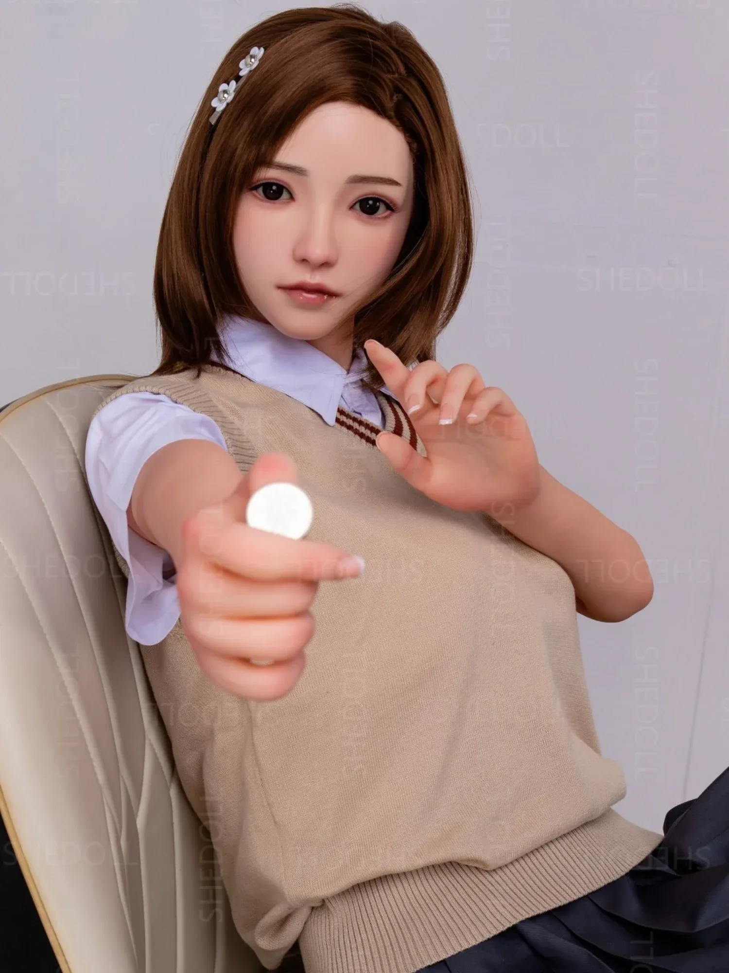 F5887—158cm\/5ft2-38kg C Cup Asian Silicone Head TPE Body Sex Doll | SHEDOLL view 10