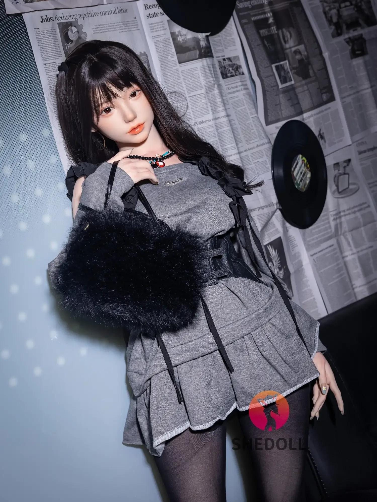 F6167—168cm\/5ft5-47kg D Cup Realistic Asian Sex Doll with ROS Head | SHEDOLL view 5