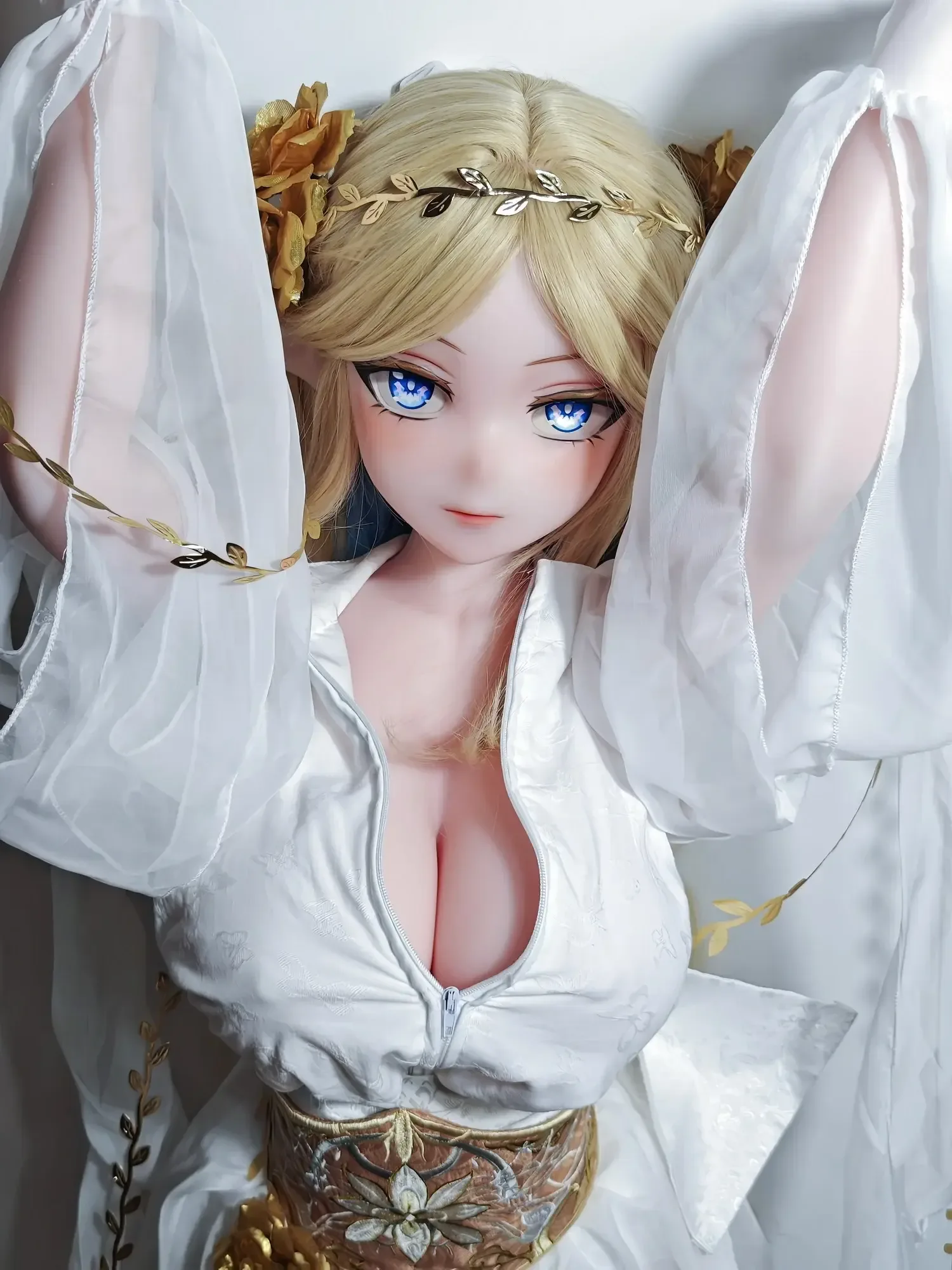 F9265-150cm\/5ft-27.5kg Silicone Head Anime life size sex dolls | Elsa Babe view 5